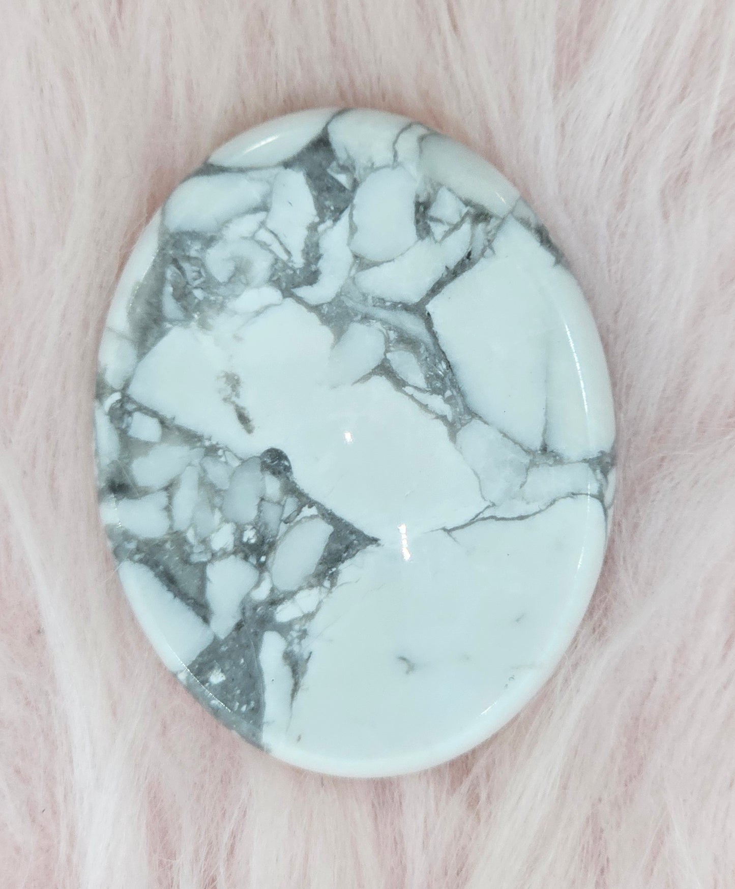 Howlite Worry Stone