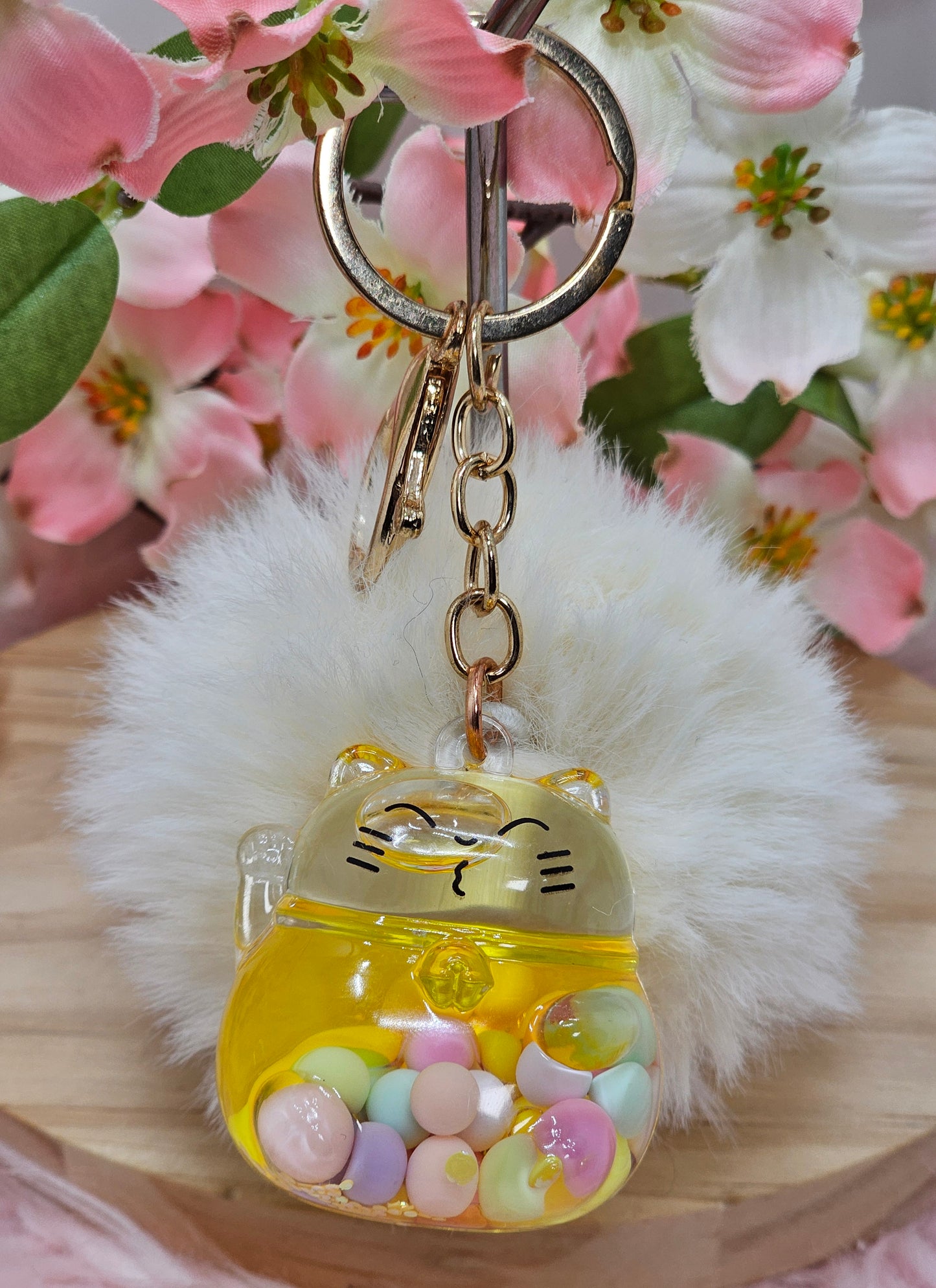 Lucky Cat Keyring
