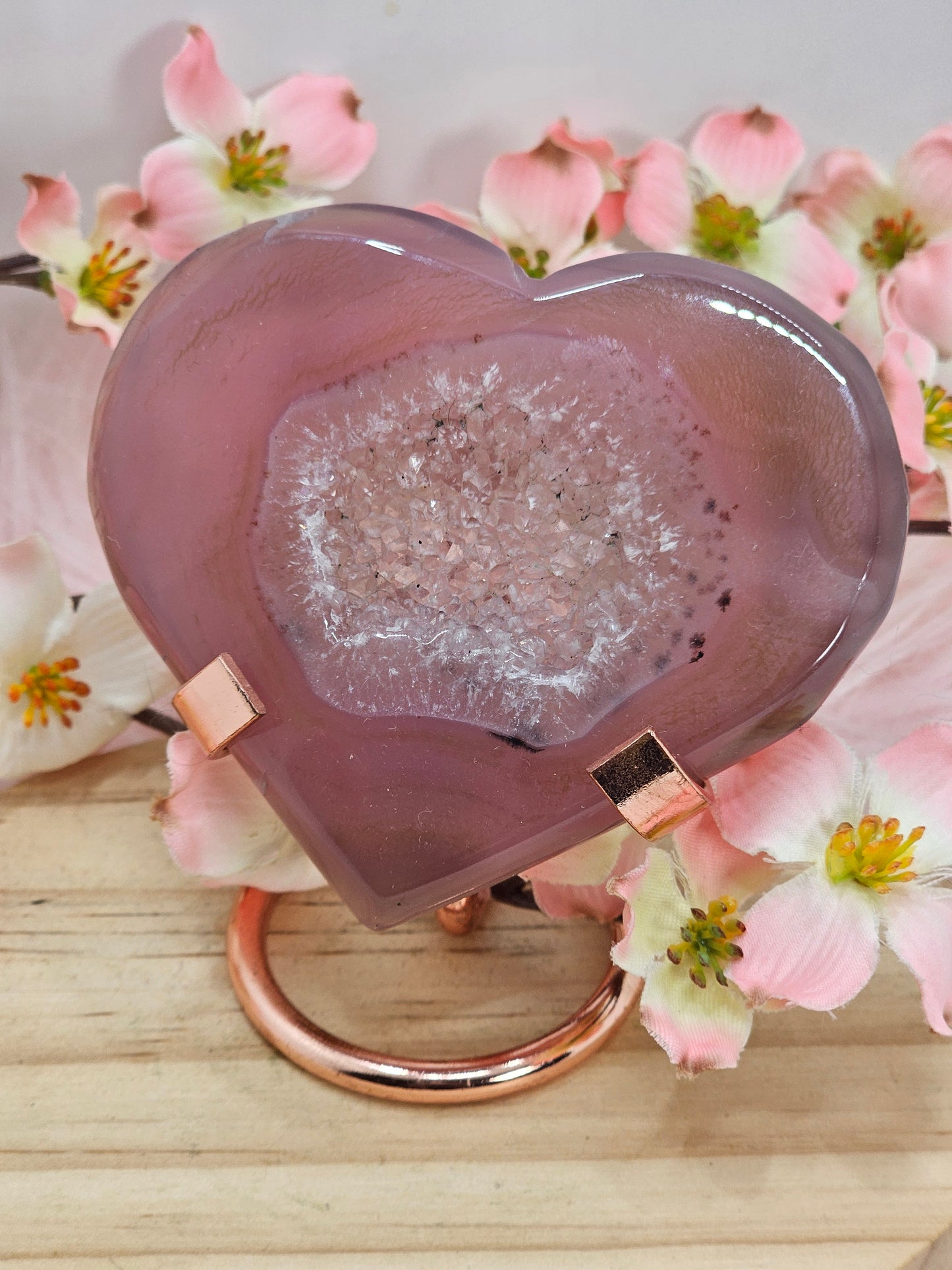 Jelly Agate Heart