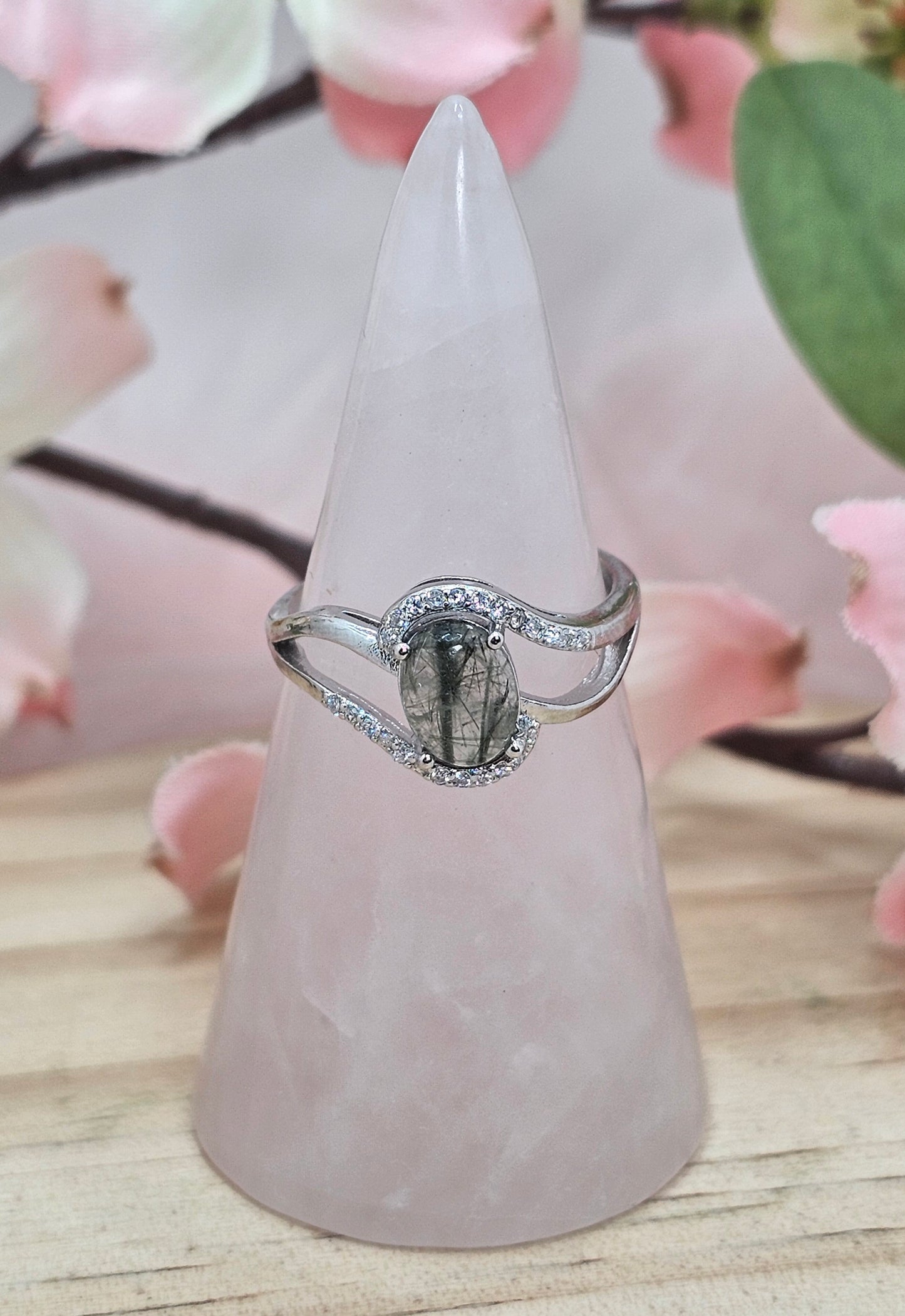 Tourmaline Quartz Ring