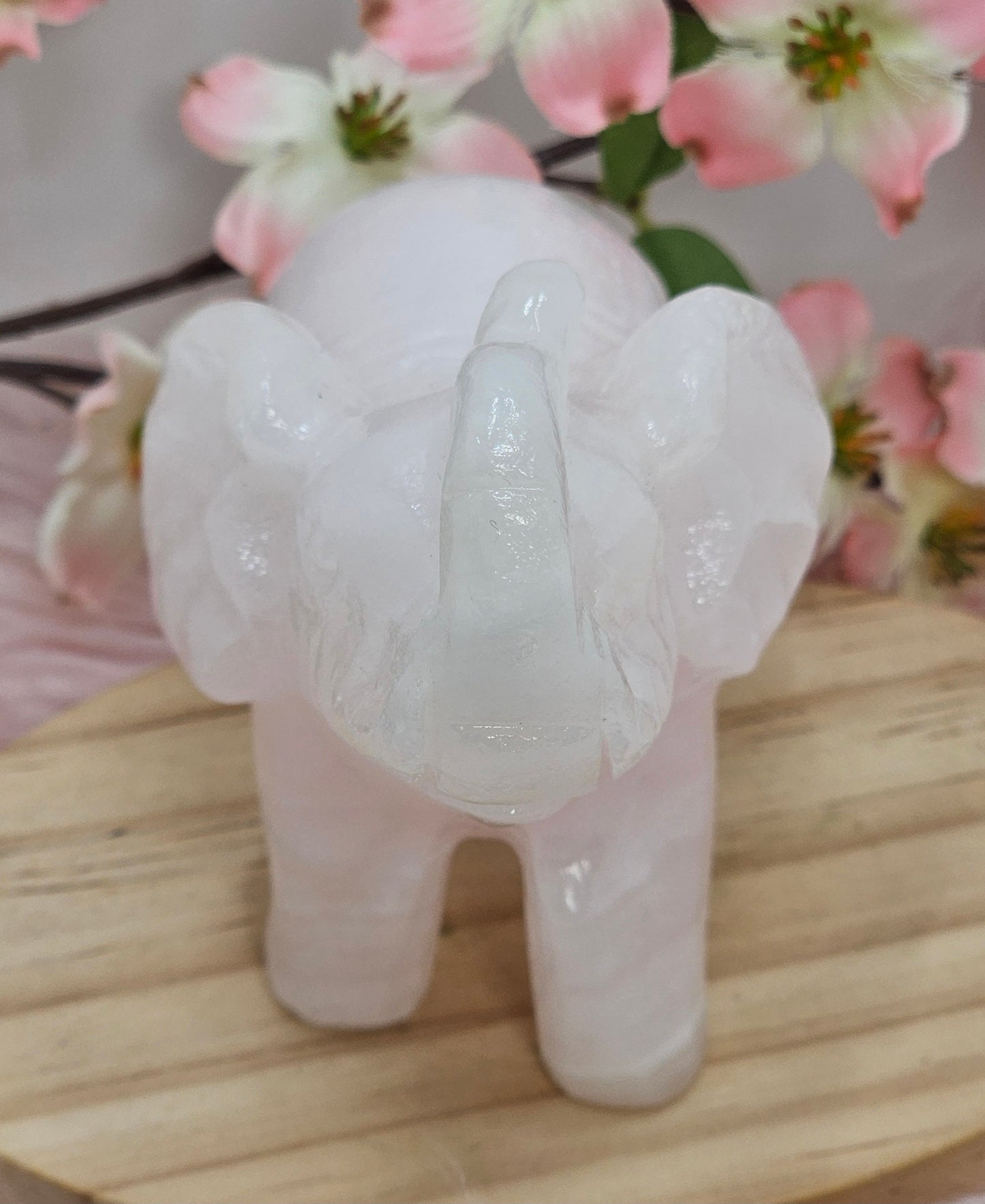 Pink Jade Elephant