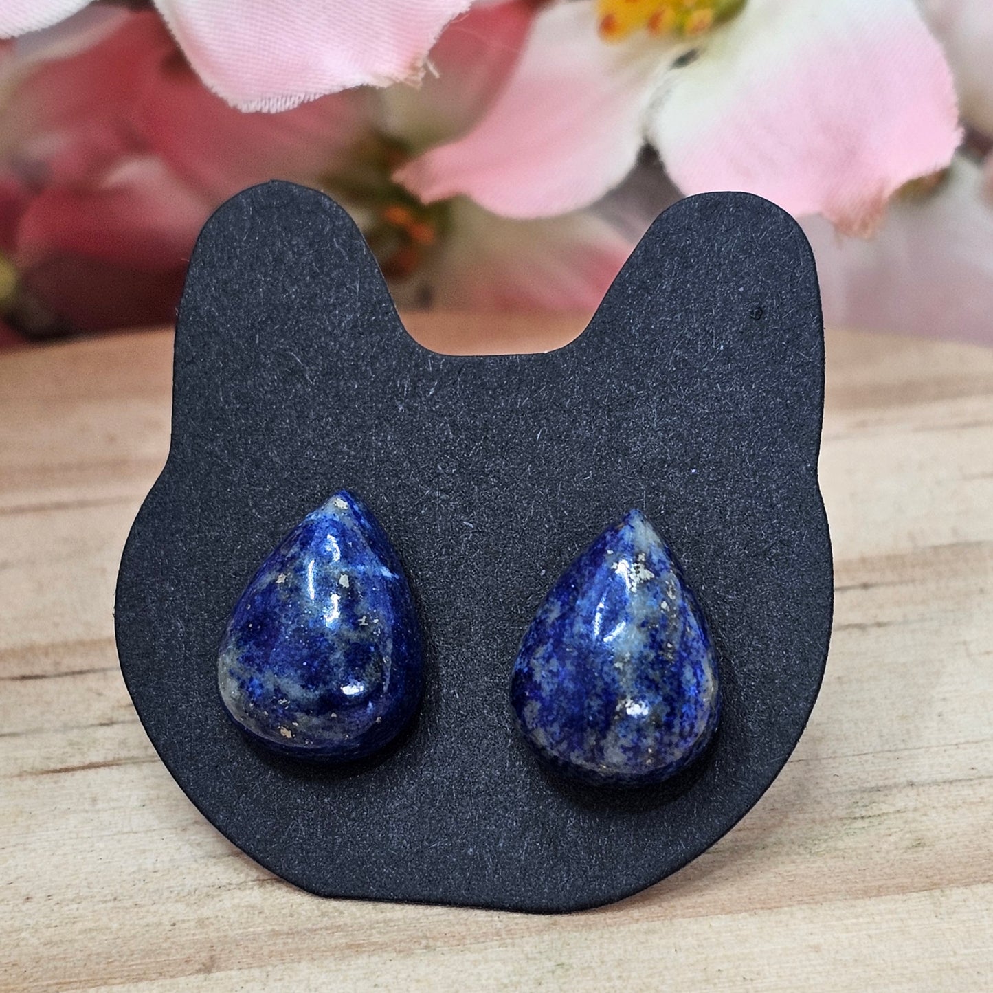 Lapis Tear Drop Earings