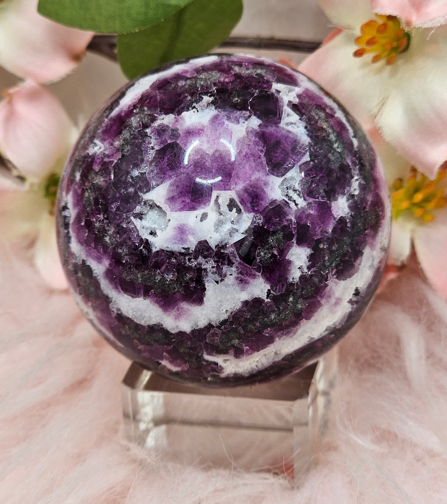 Purple Flourite Sphere