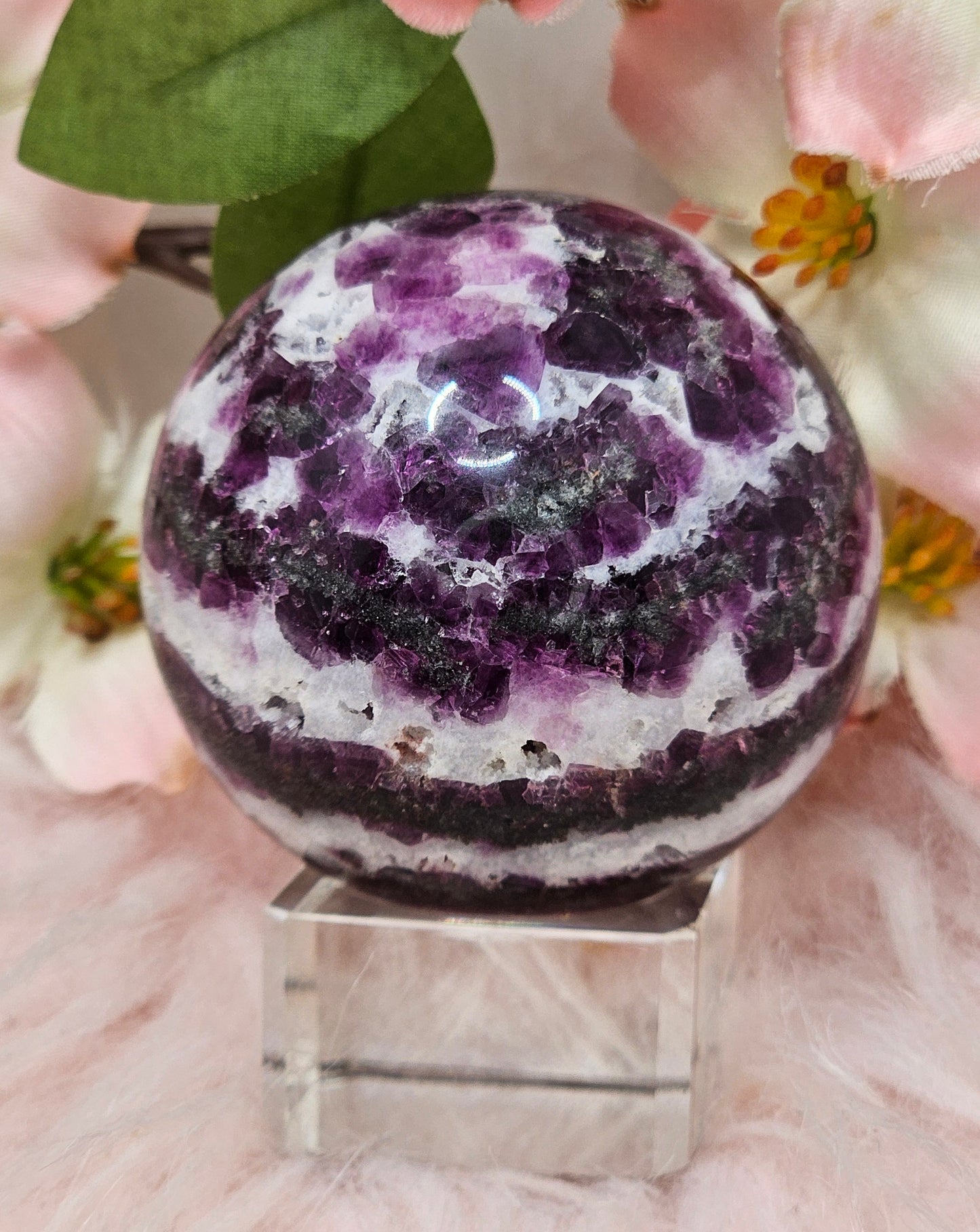 Purple Flourite Sphere