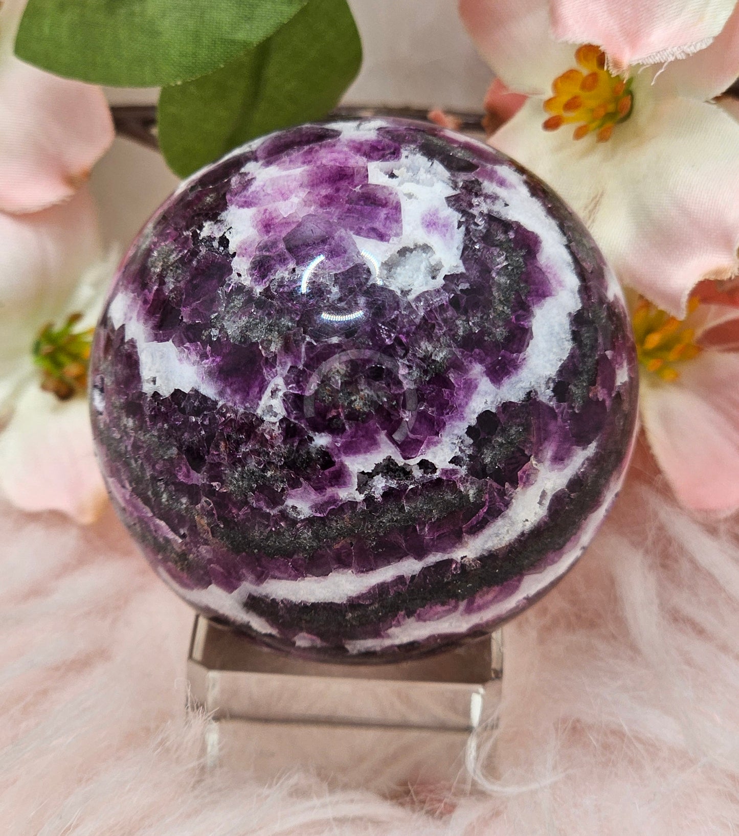 Purple Flourite Sphere