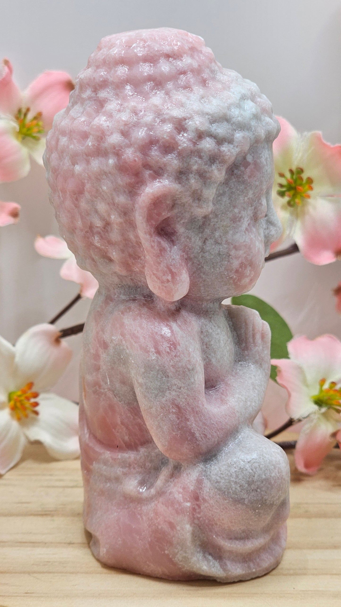 Pink Opal Buddha