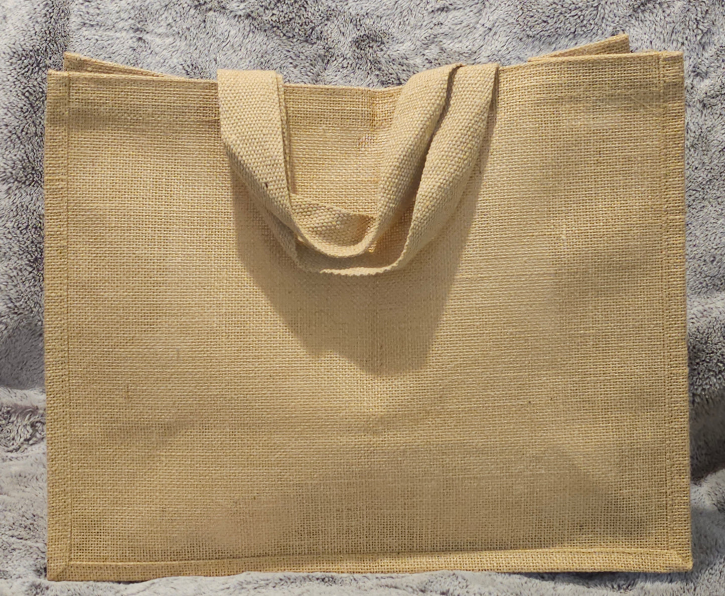 Large Highland Cow Jute Shopper