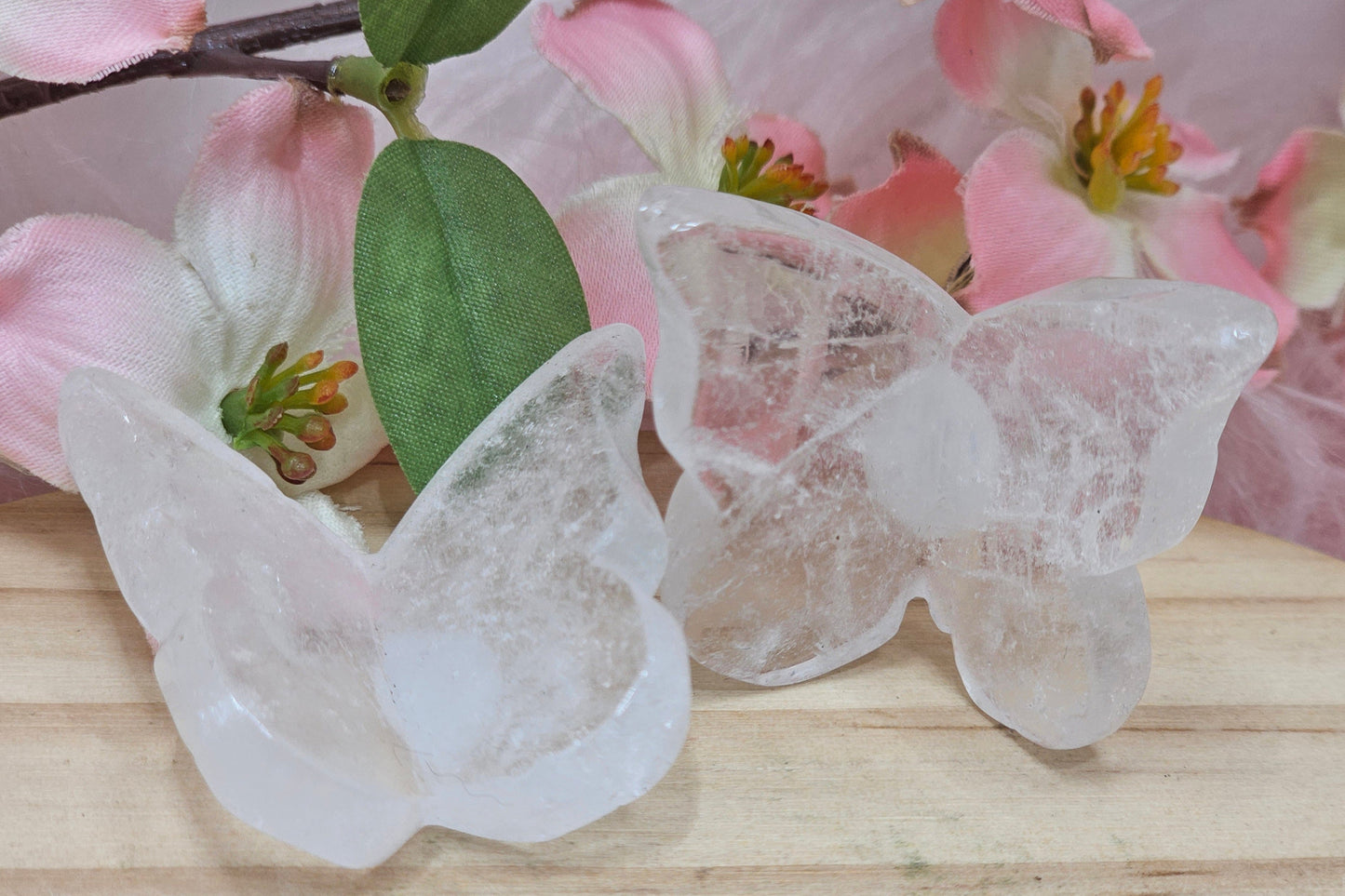 Clear Quartz Butterfly