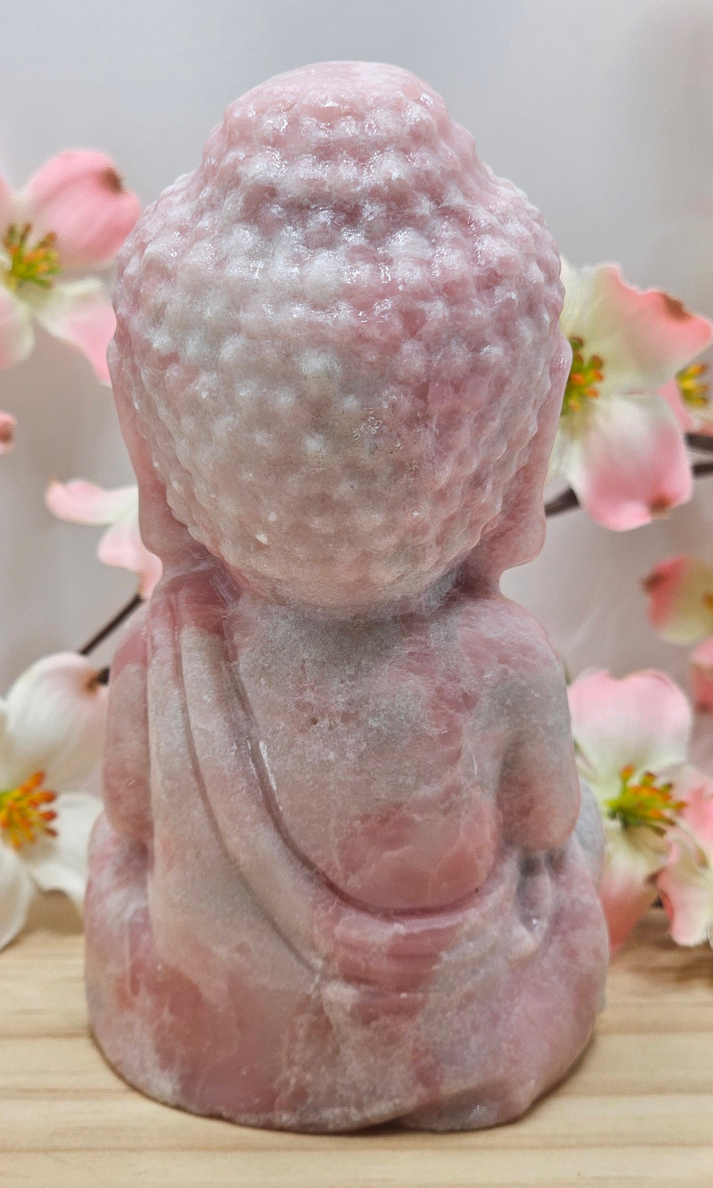Pink Opal Buddha