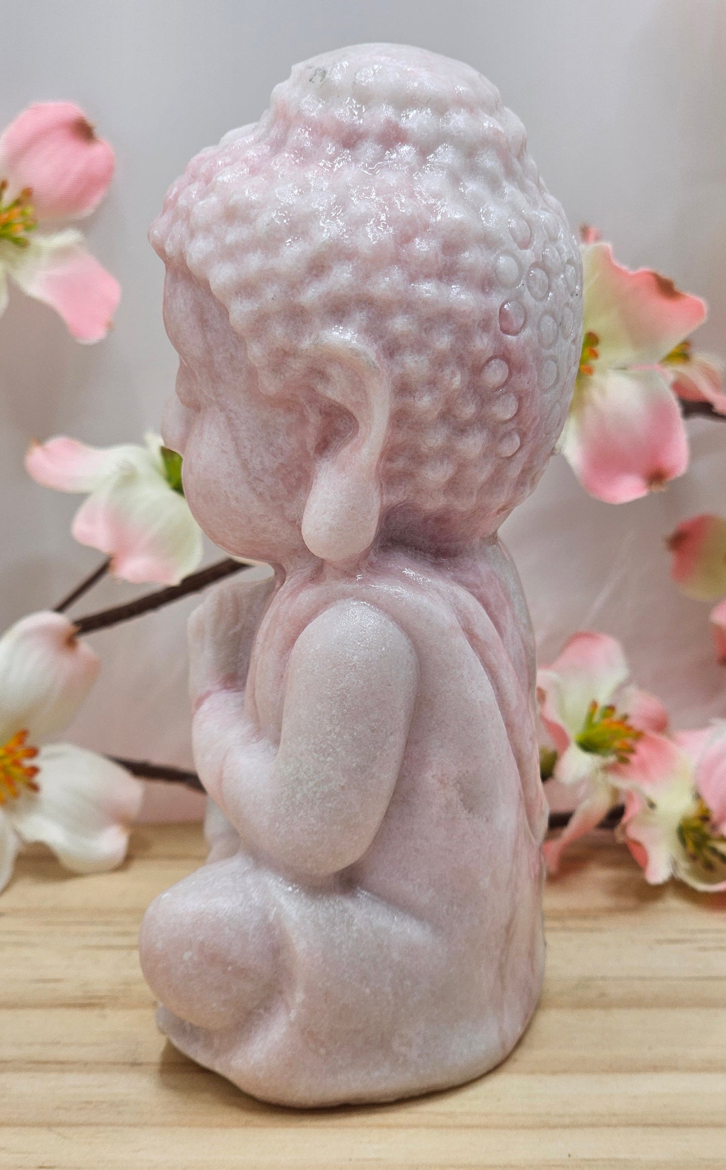 Pink Opal Buddha