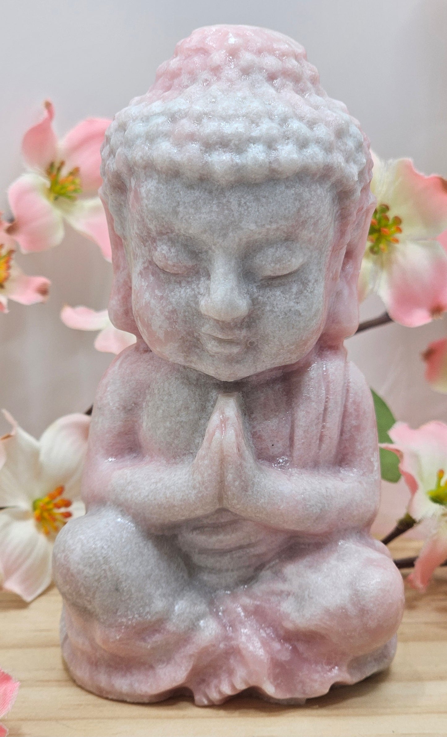 Pink Opal Buddha
