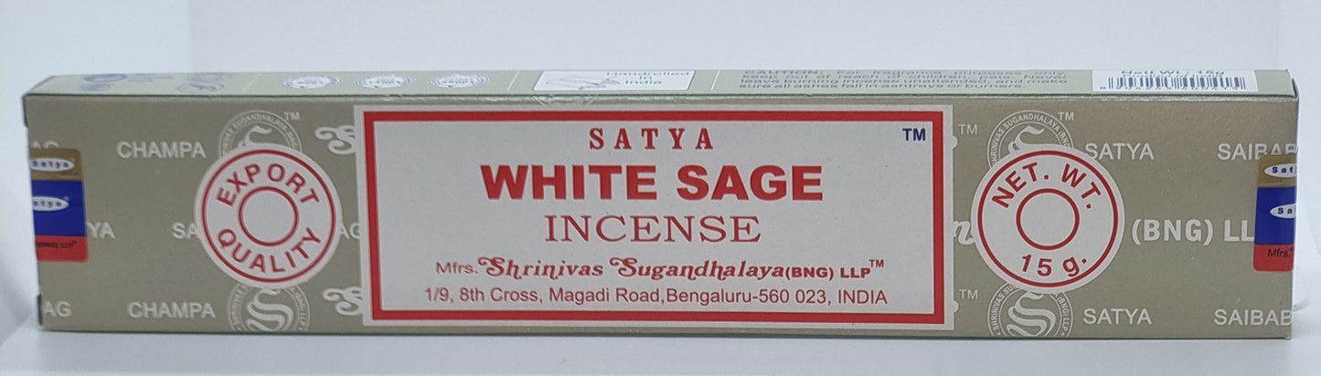 Satya White Sage Incense Sticks