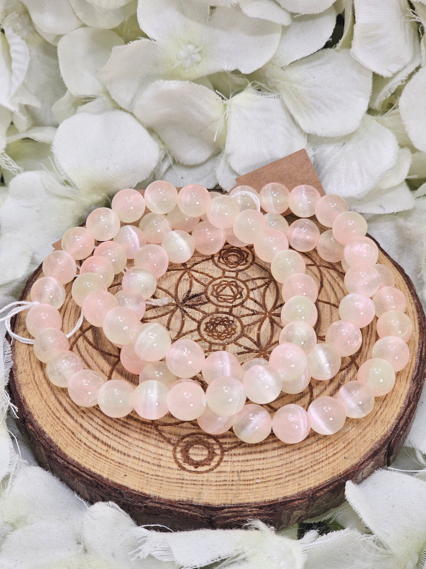 Aura Selenite Bracelet