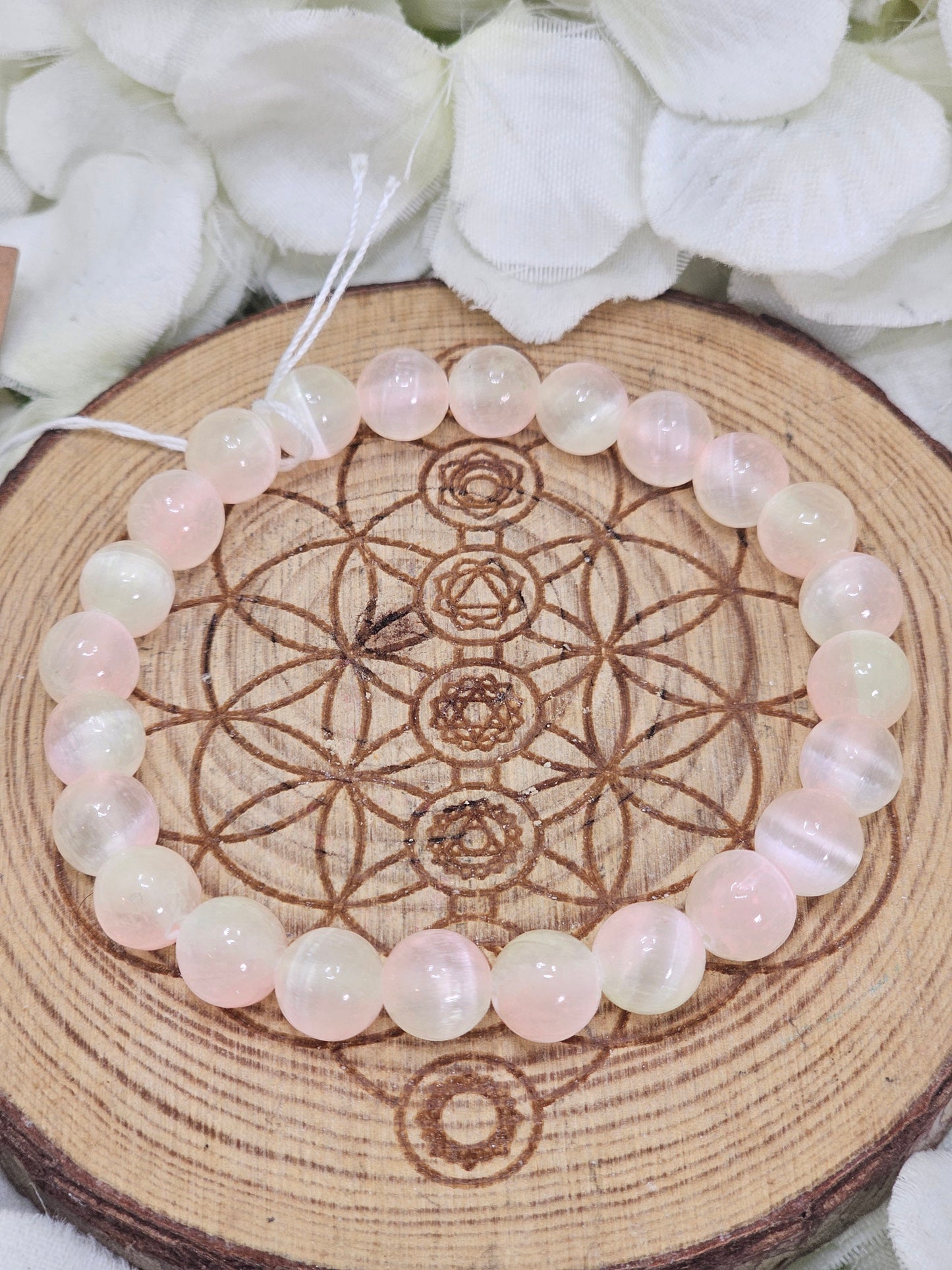 Aura Selenite Bracelet