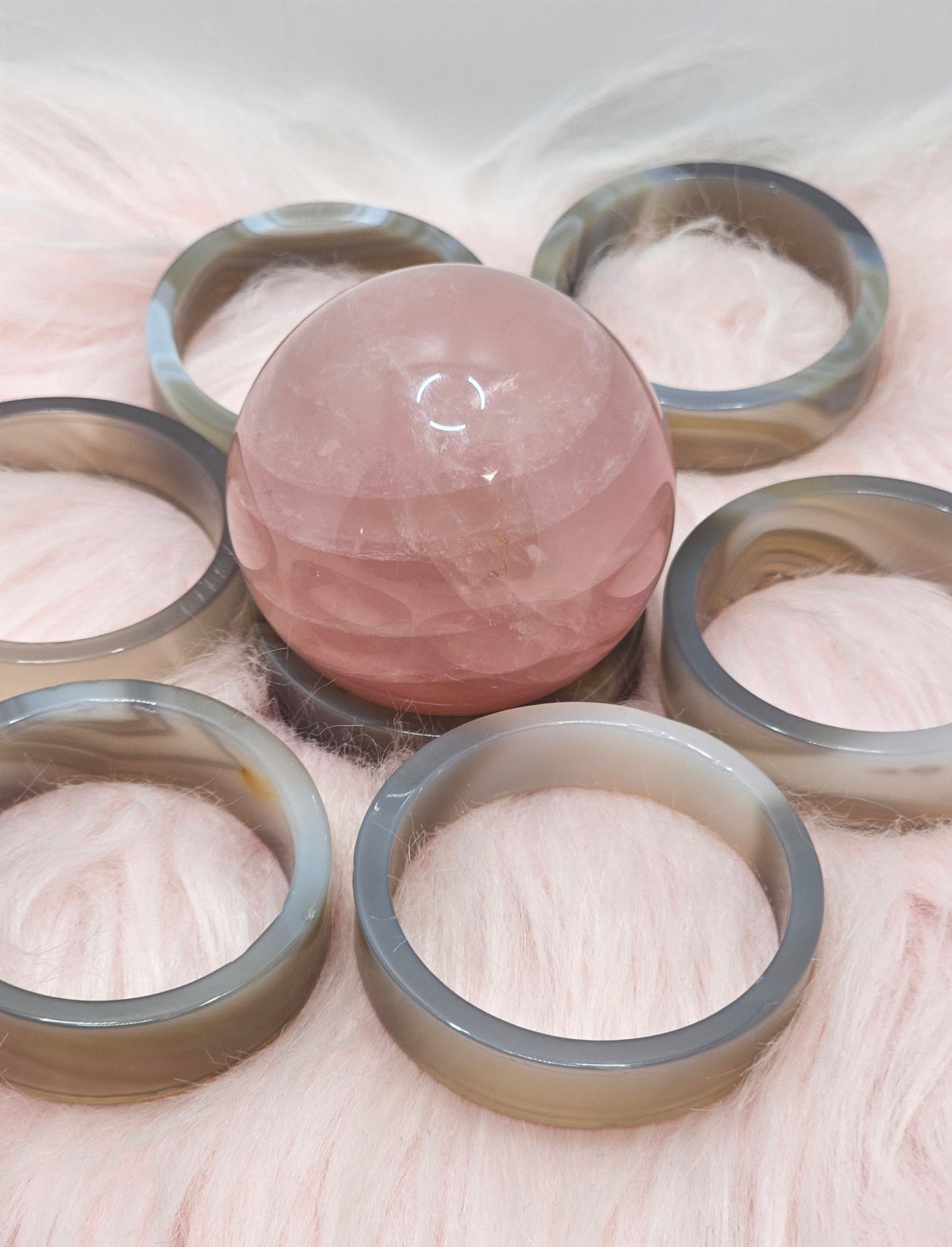 Agate Large Sphere Stand