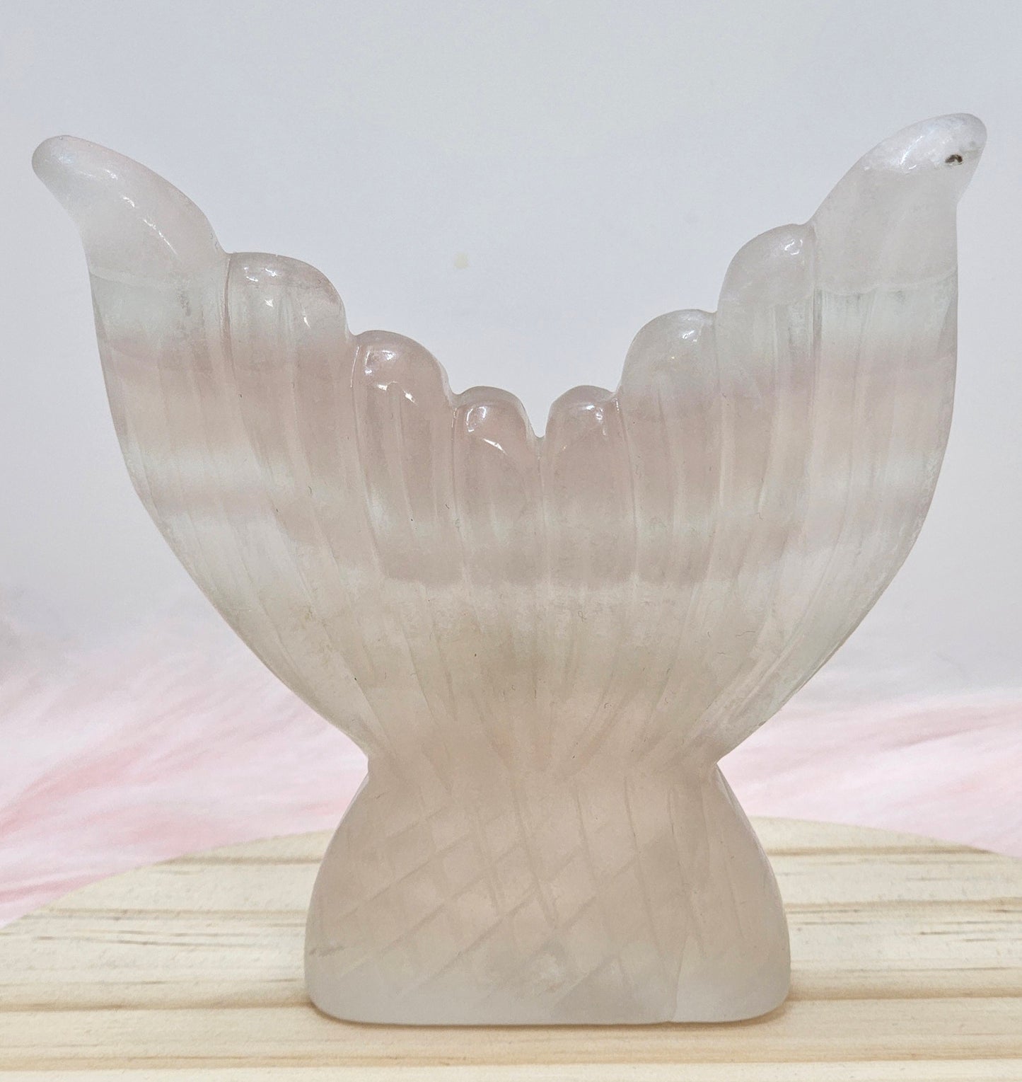 Flourite Mermaid Tail Carving