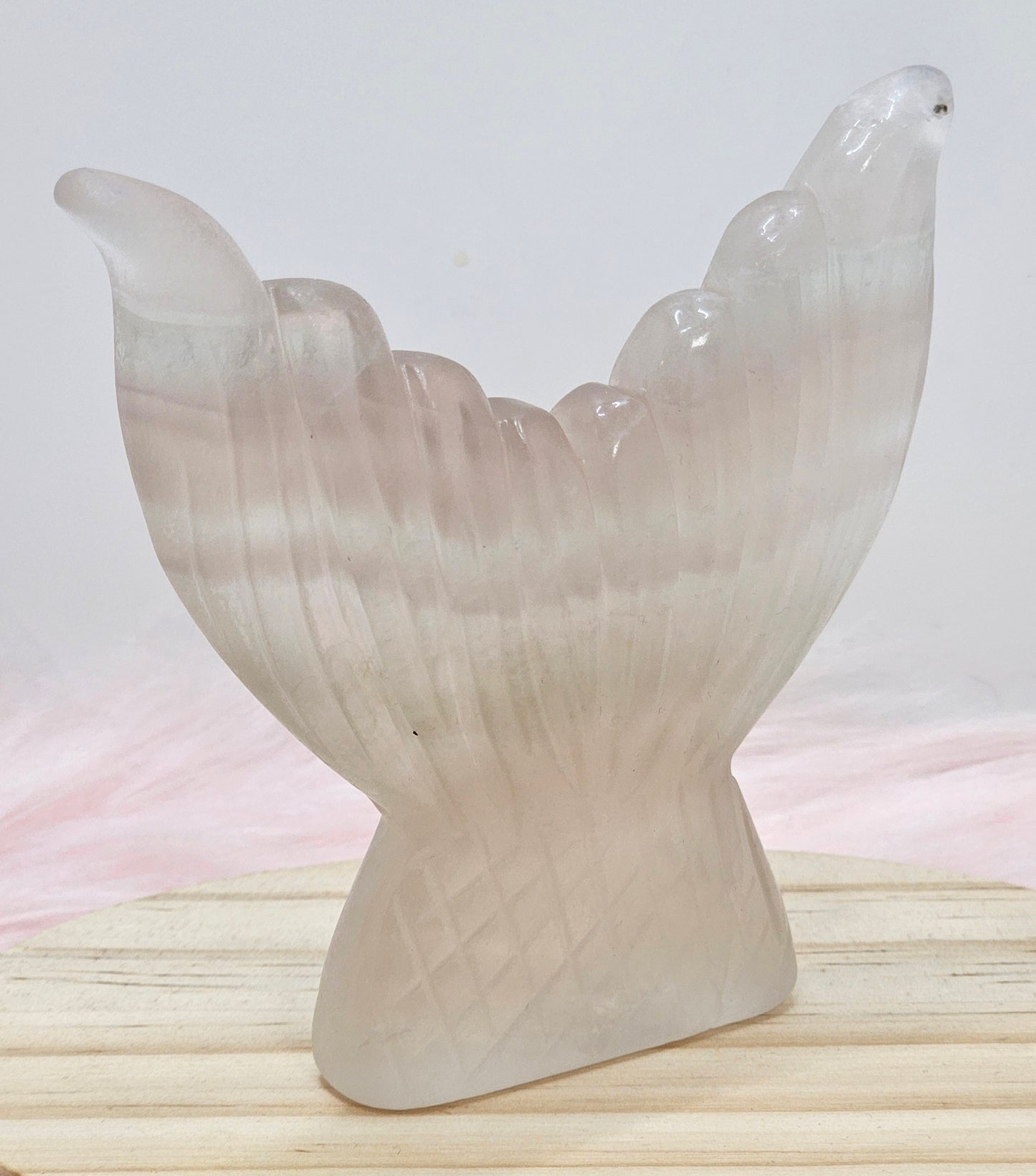 Flourite Mermaid Tail Carving
