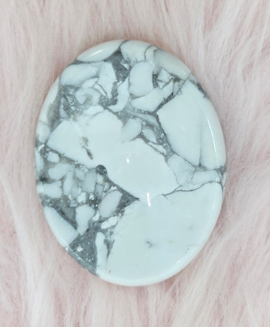 Howlite Worry Stone