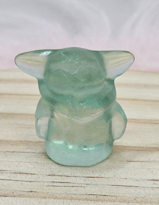 Small Flourite Yoda