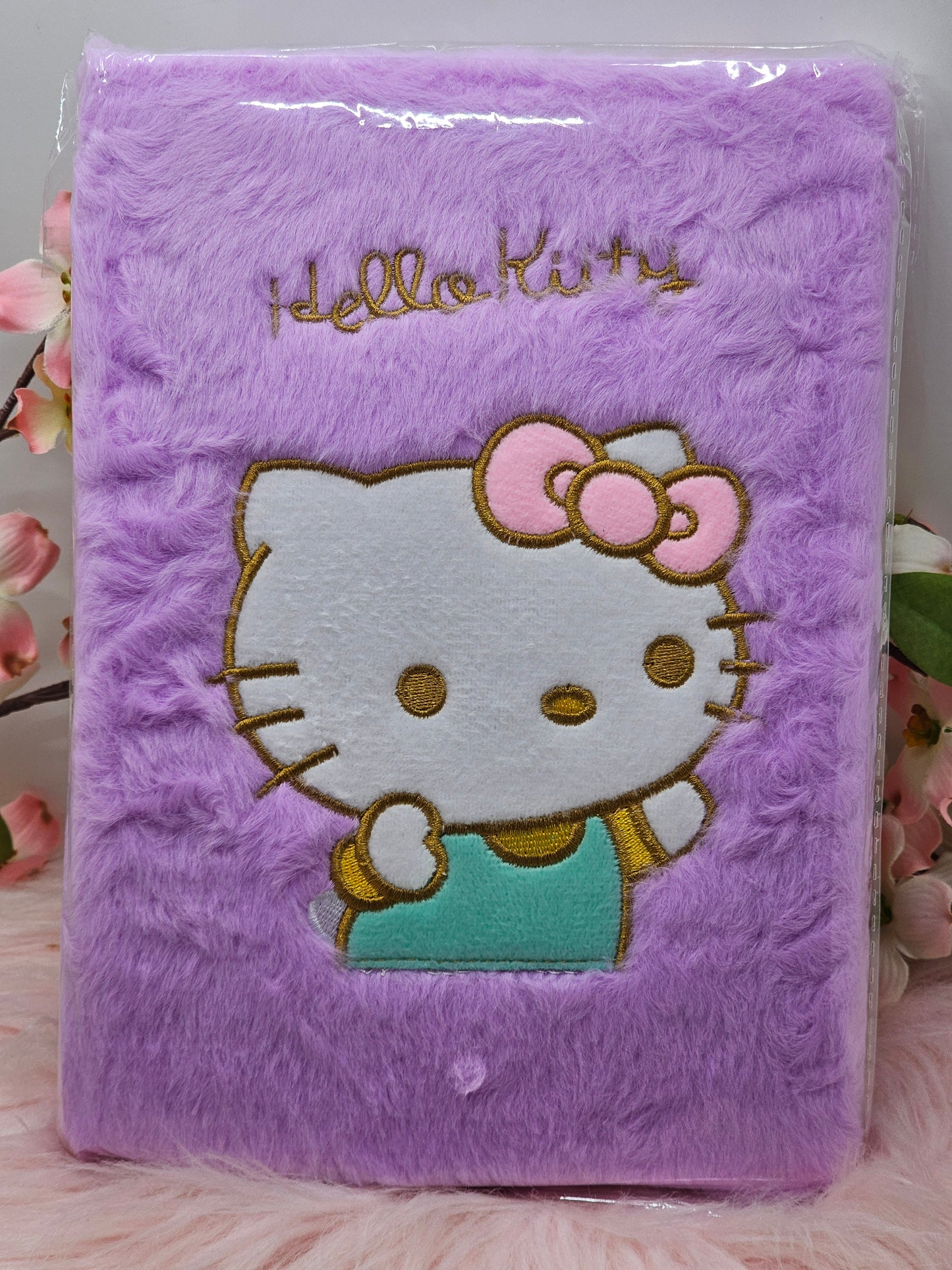 Hello Kitty Fluffy Notebook