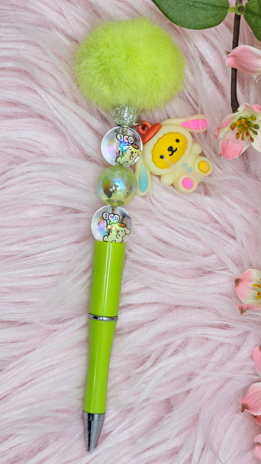 Pompompurin Beaded Pen