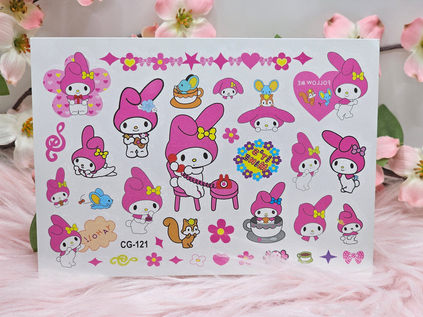 My Melody Temporary Tatoos