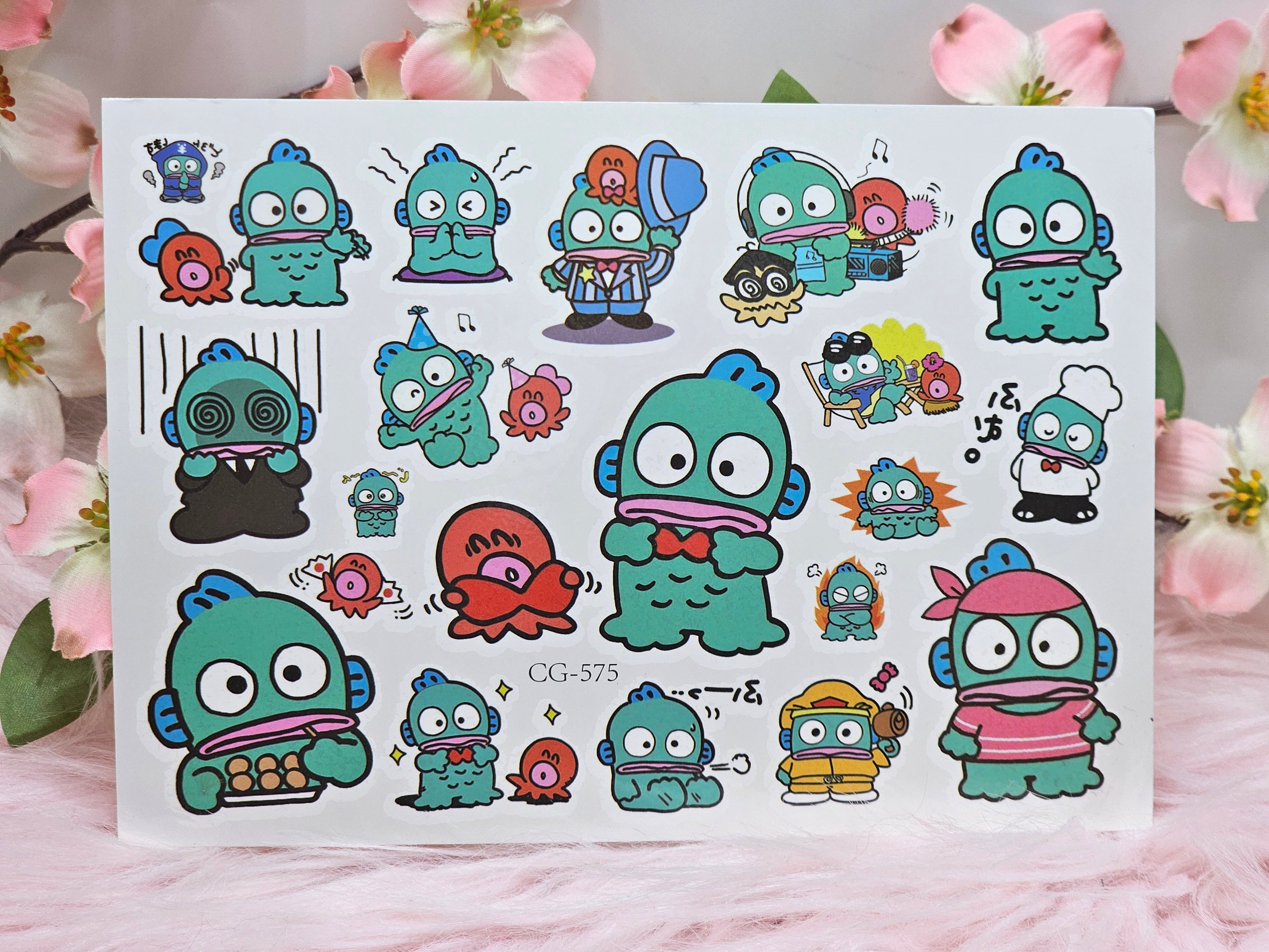 Hangyodon Temporary Tattoos