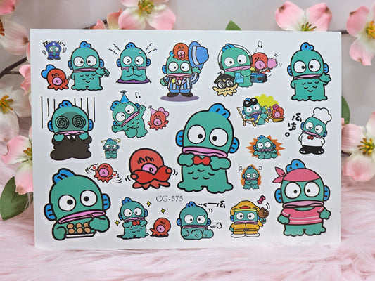 Hangyodon Temporary Tattoos