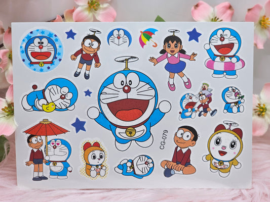 Doraemon Temporary Tattoos