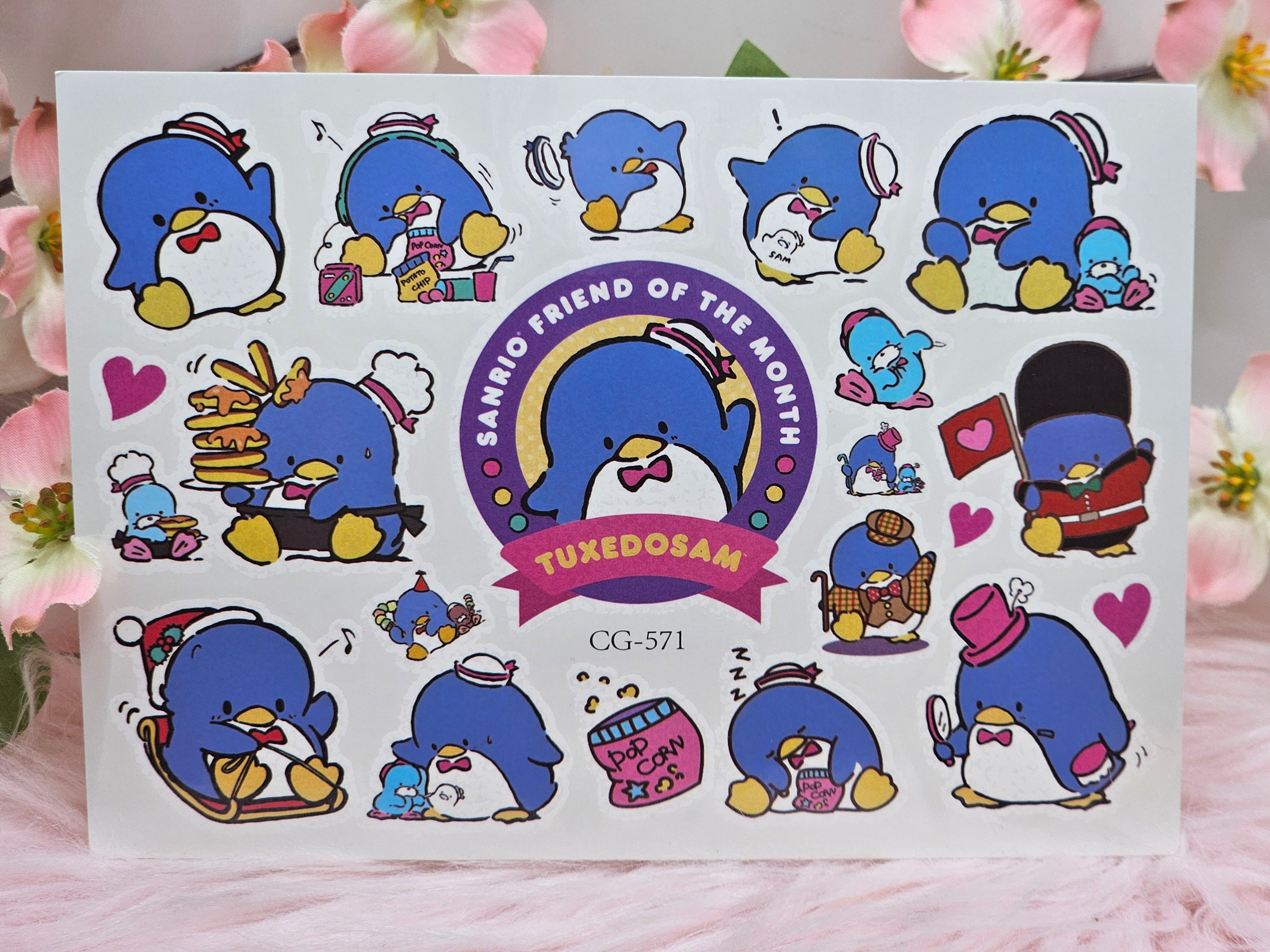 Tuxedo Sam Temporary Tattoos