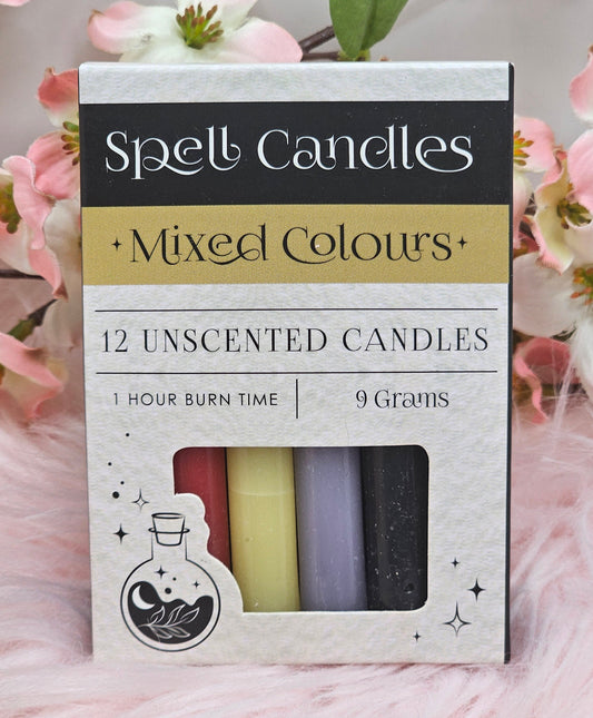 Mixed Colour Spell Candles