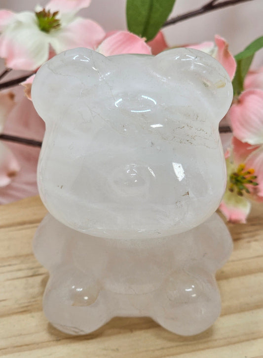 Clear Quartz Bear
