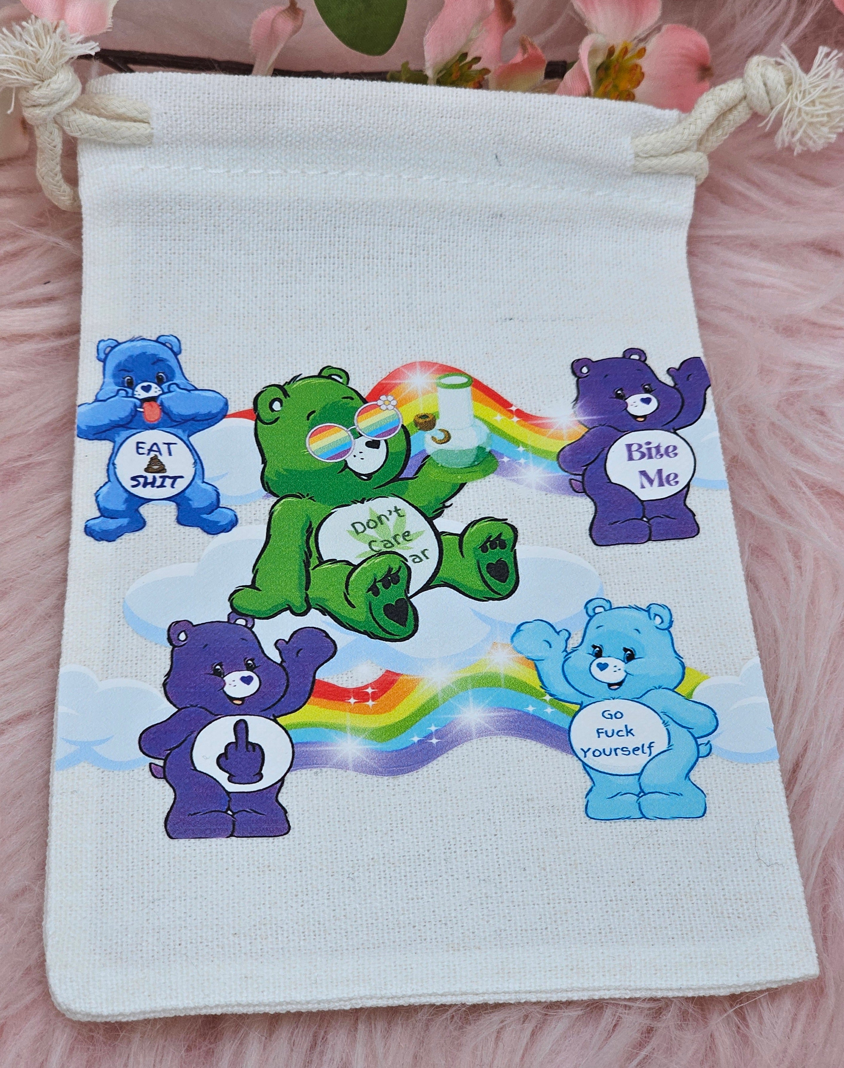 Swear Bears Drawstring Bag