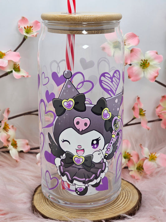 Kuromi Can Glass