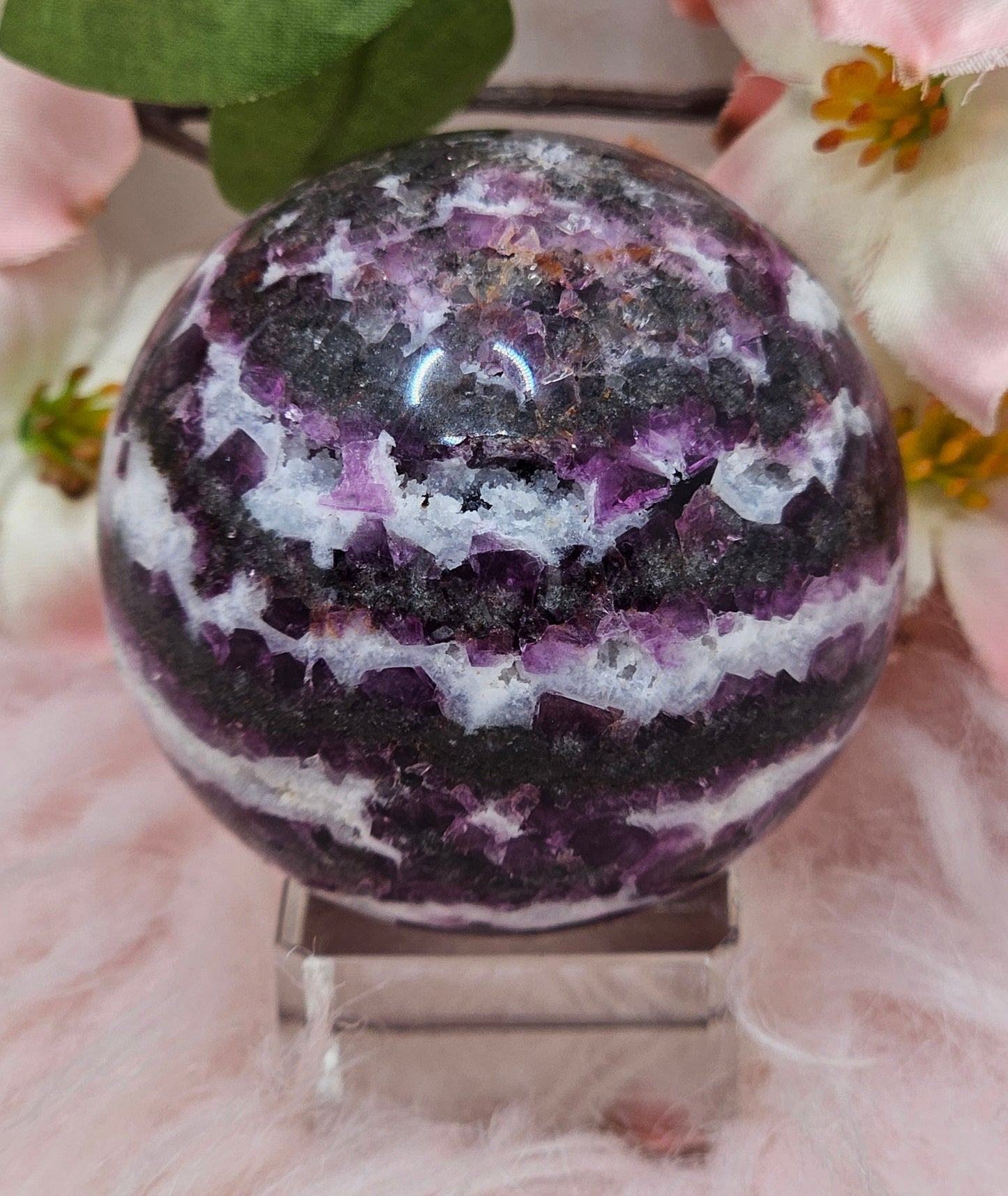 Purple Flourite Sphere