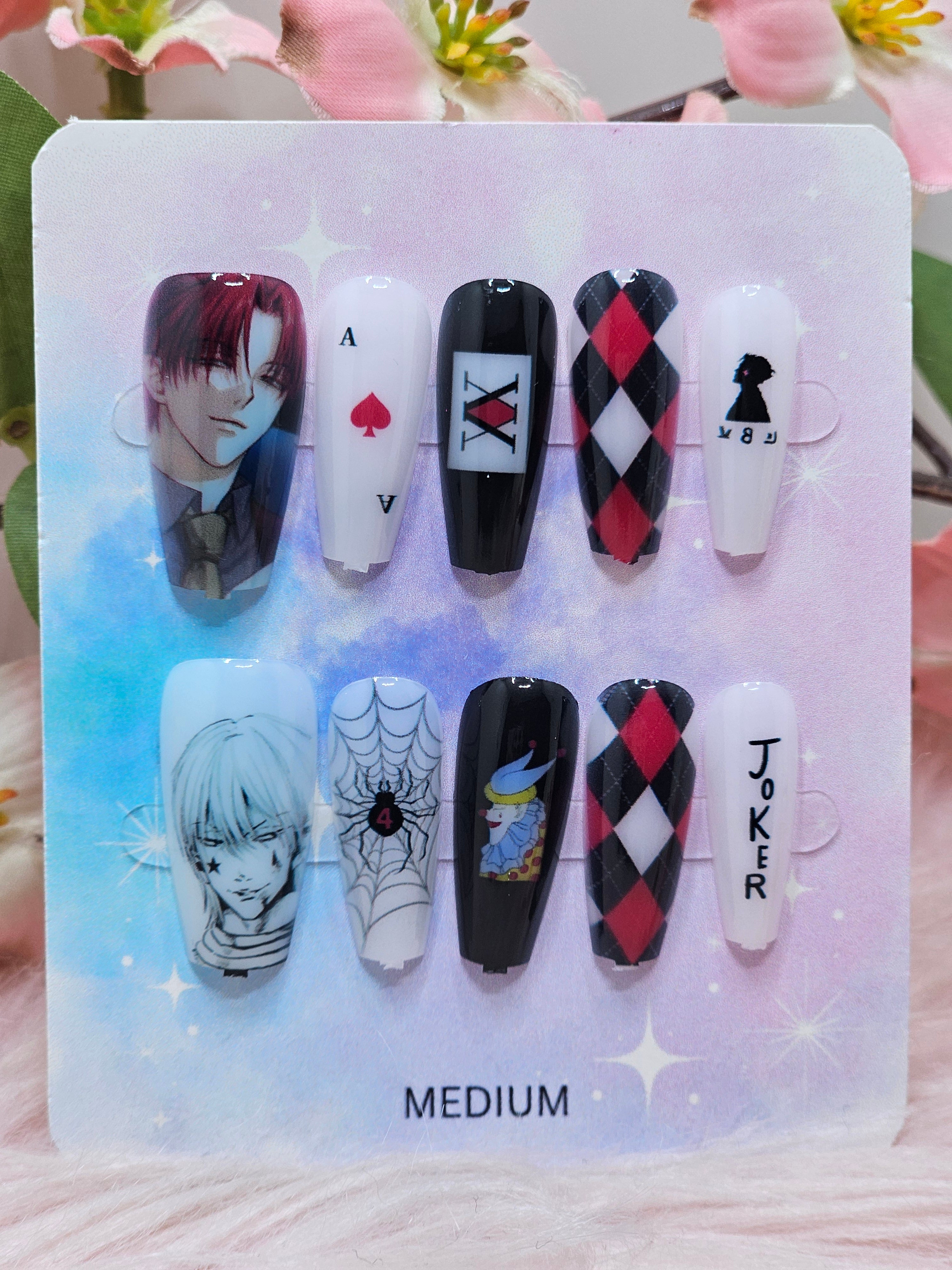Anime 10pc Nail Set
