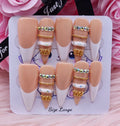 Luxe Stiletto 10pc Press-On Nail Set - Large
