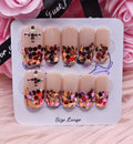 Glitter Confetti 10pc Press-on Nail Set - Large