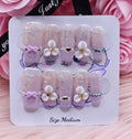 Pearly Lavender 10pc Press-On Nail Set - Medium