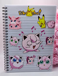 Kawaii Pink Singing Monster Spiral Notebook