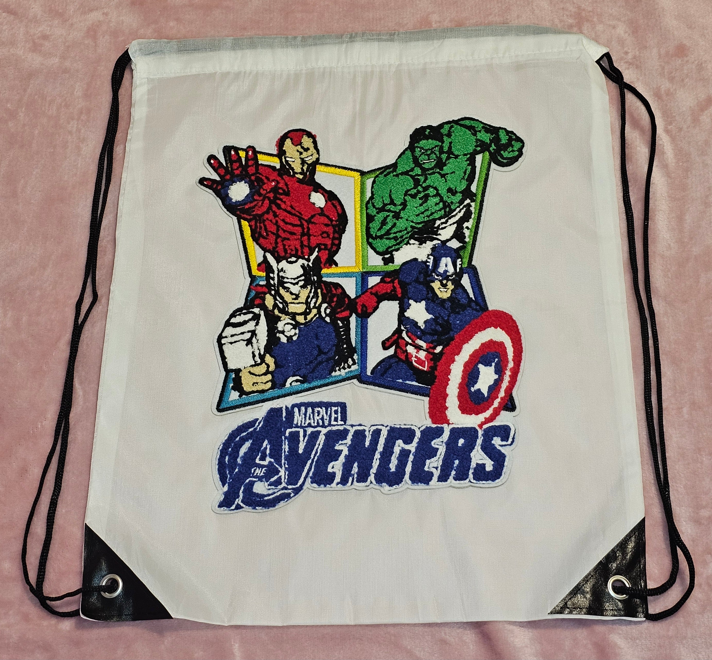 Superhero Team Drawstring Bag