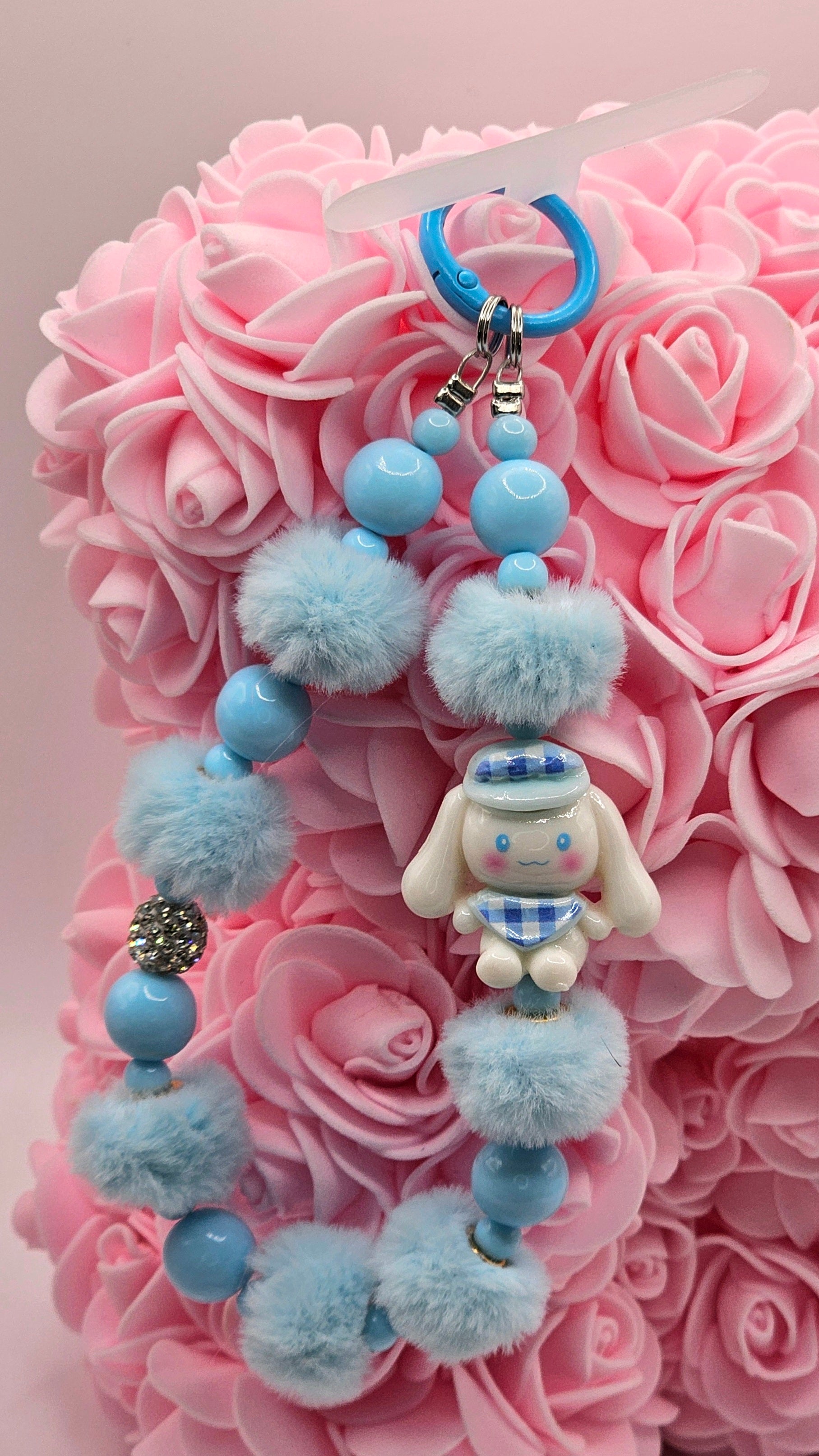 Cinnamoroll Pom Pom Phone Charm