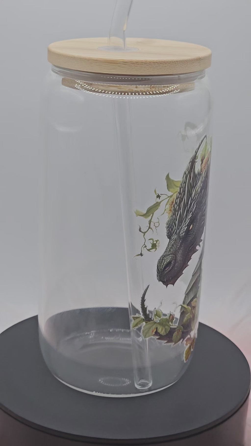 Rose Dragon Can Glass