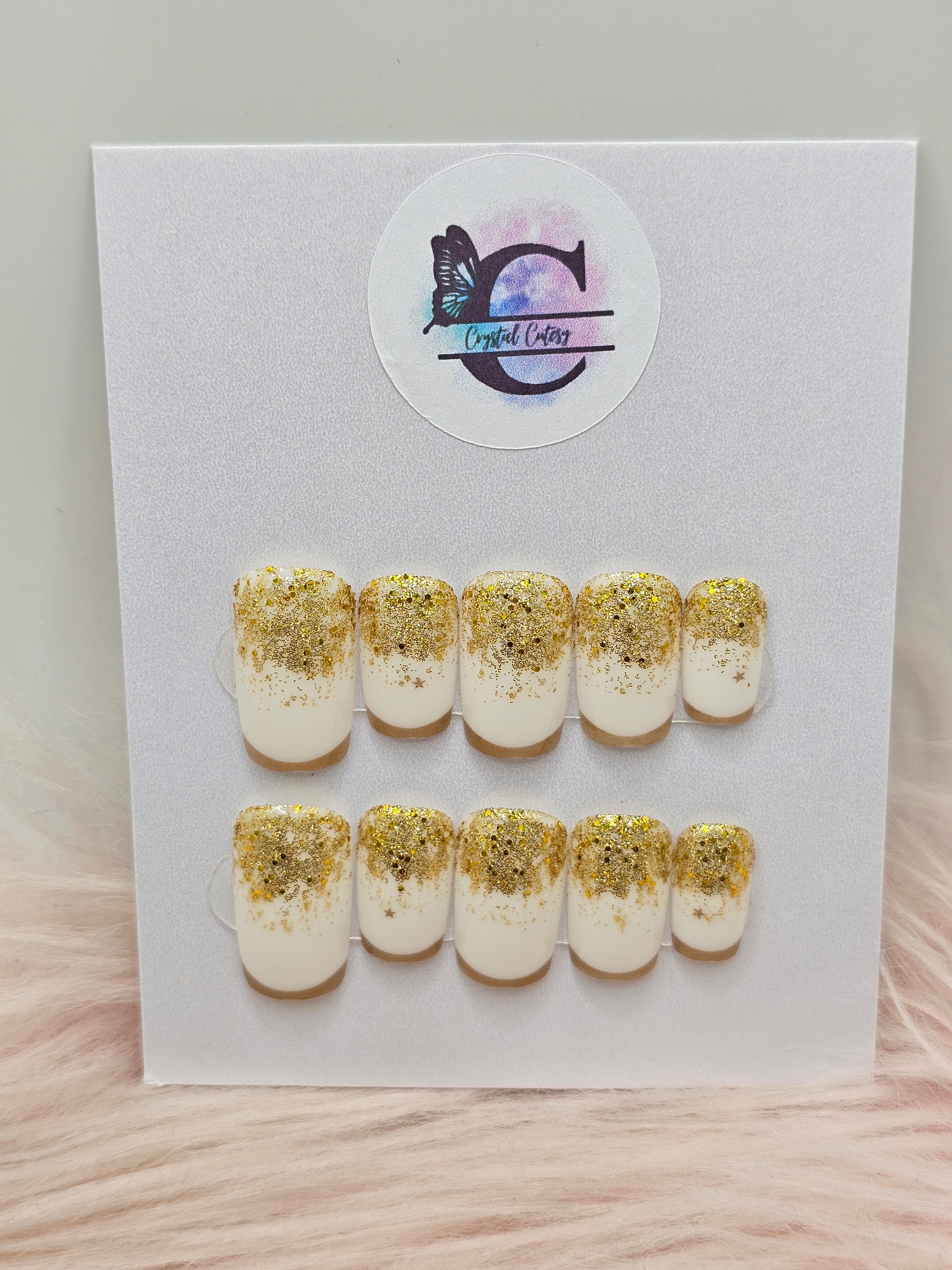 Glitter Drip 24pc Press On Nail Set