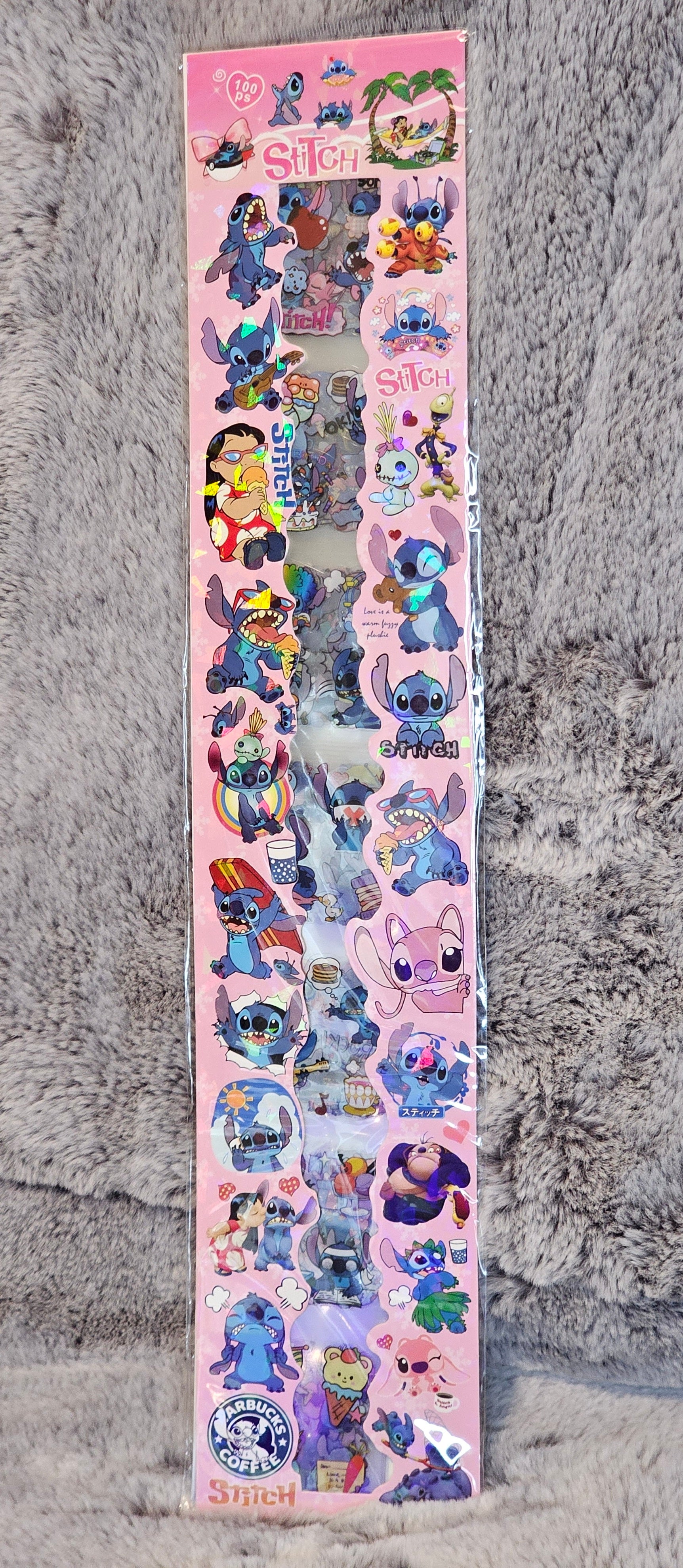 Stitch 100pcs Sticker Set