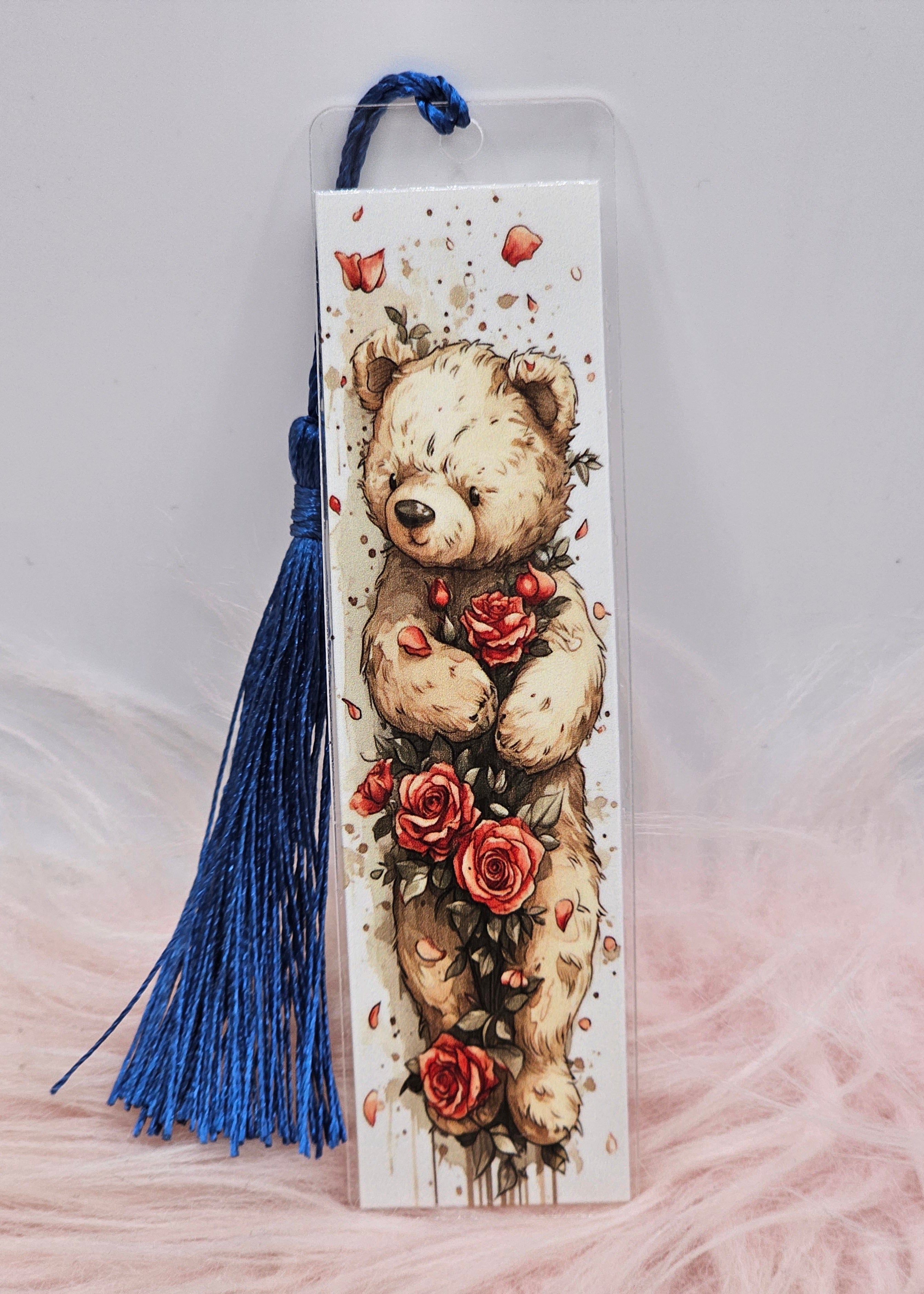 Rose Bear Bookmark