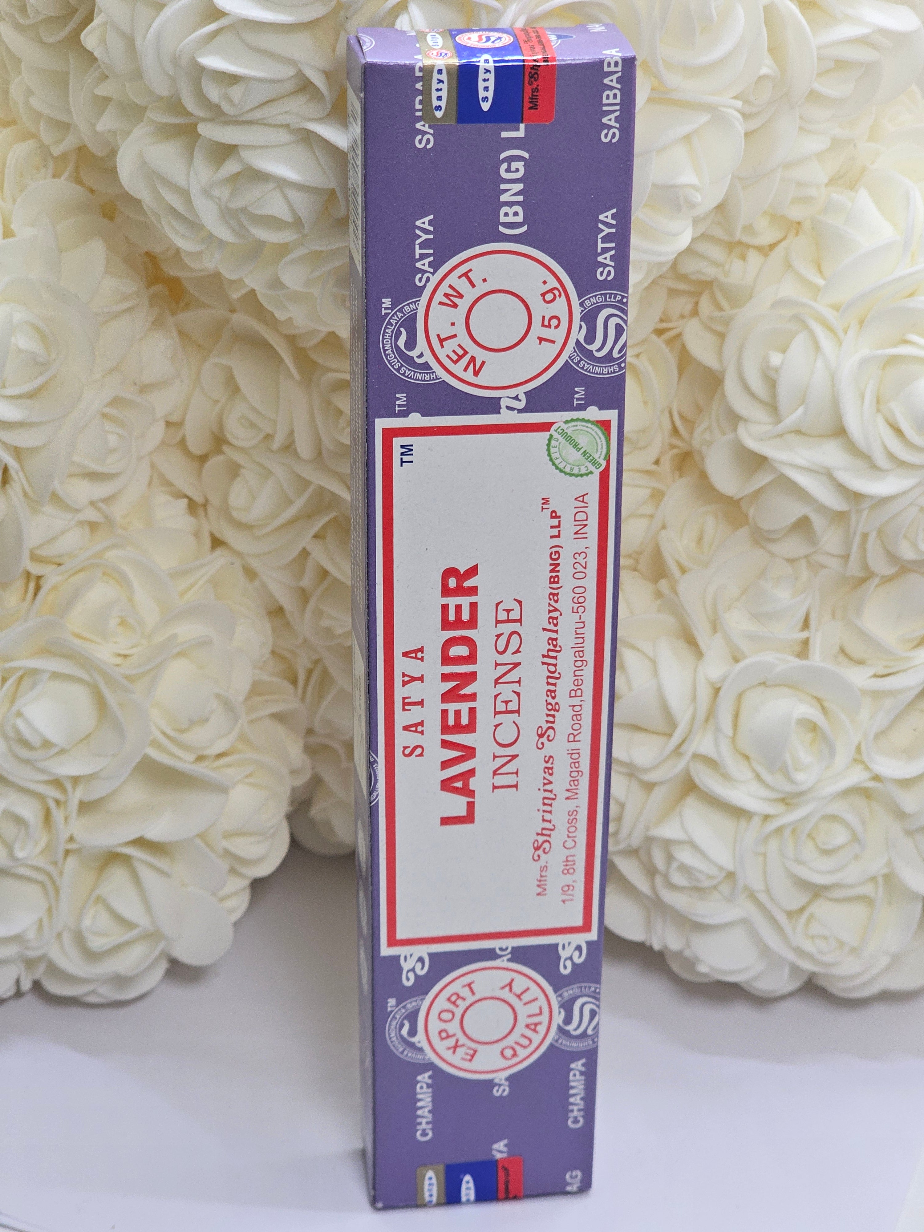 Satya Lavender Incense Sticks