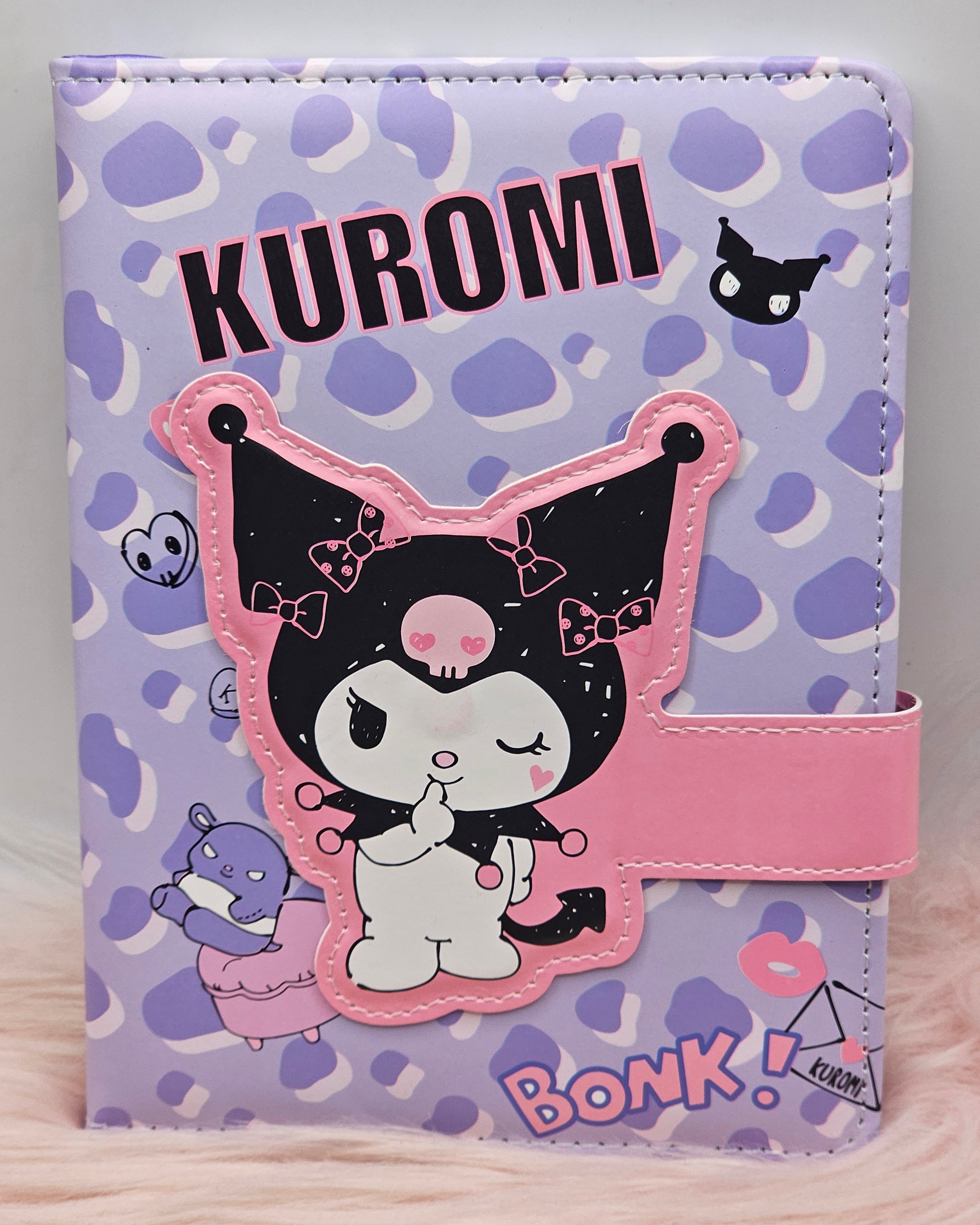Kuromi A5 Magnetic Close Notebook