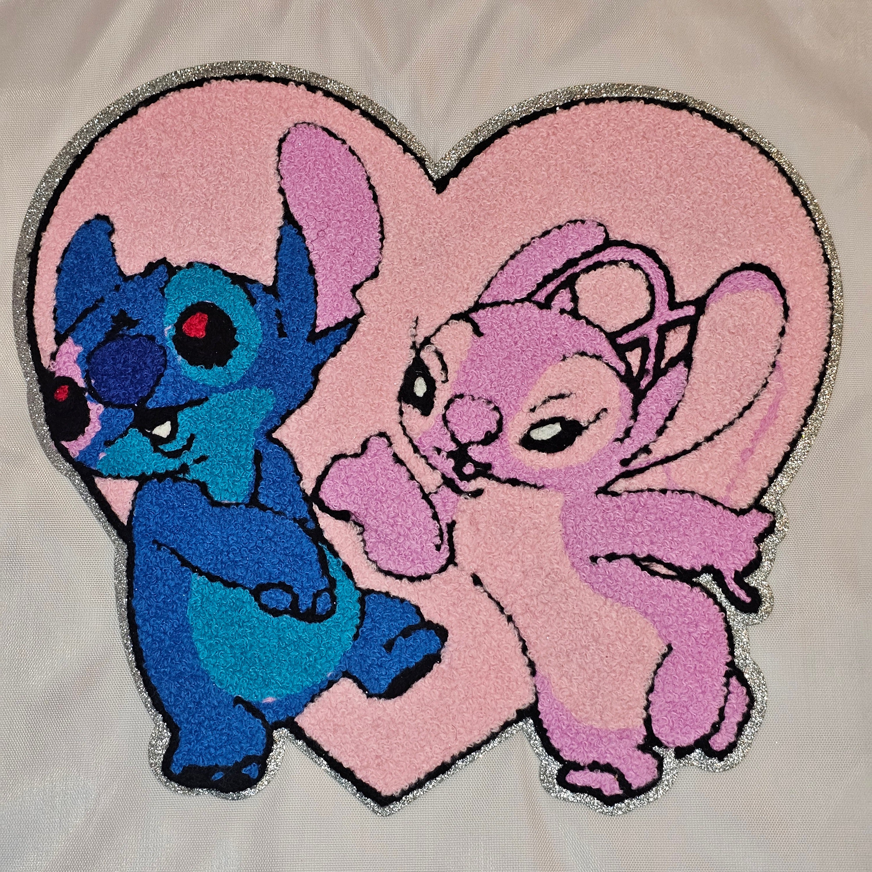 Blue & Pink Alien Drawstring Bag