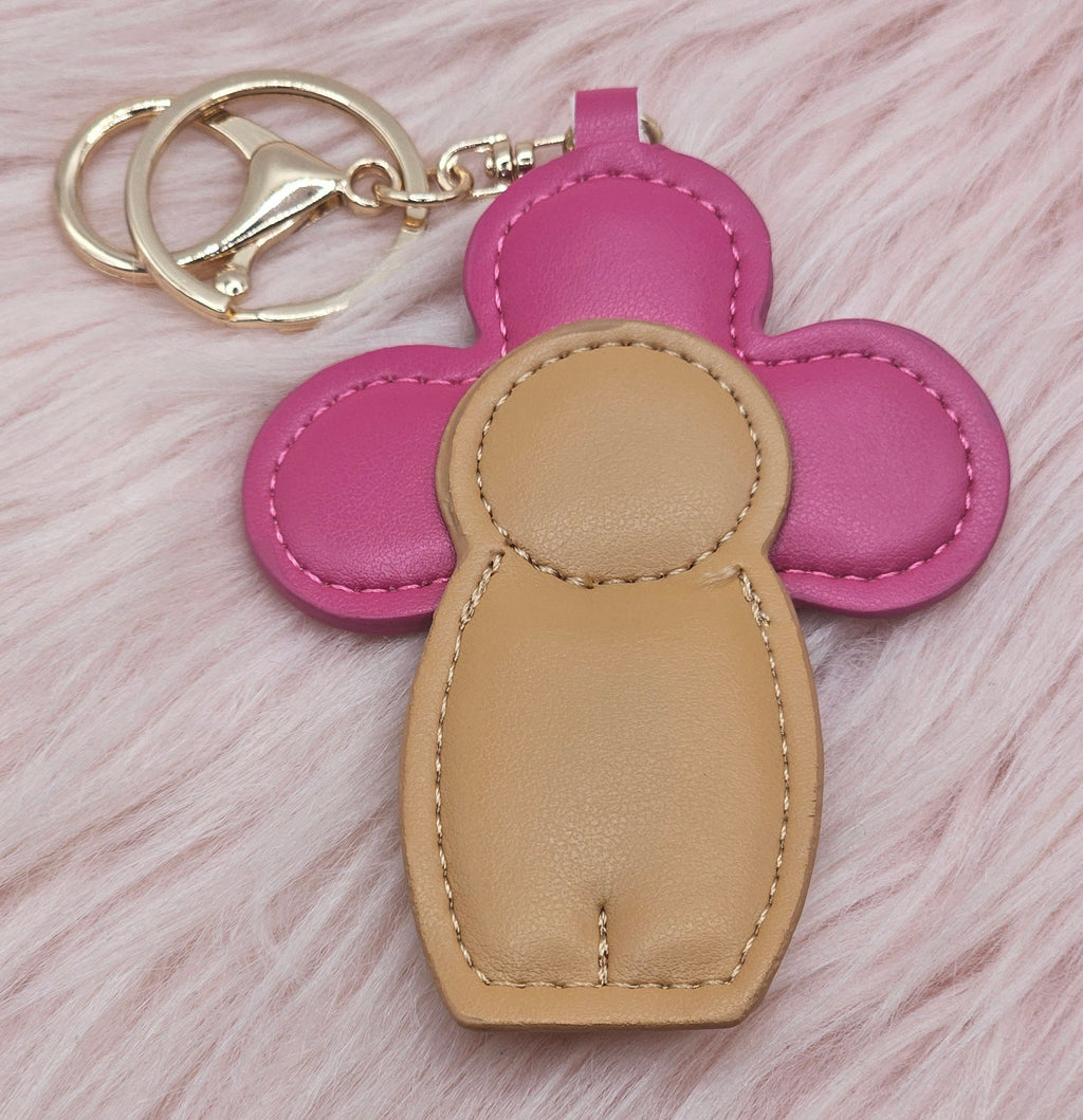 Fuchsia Flower Cutie Keyring Charm